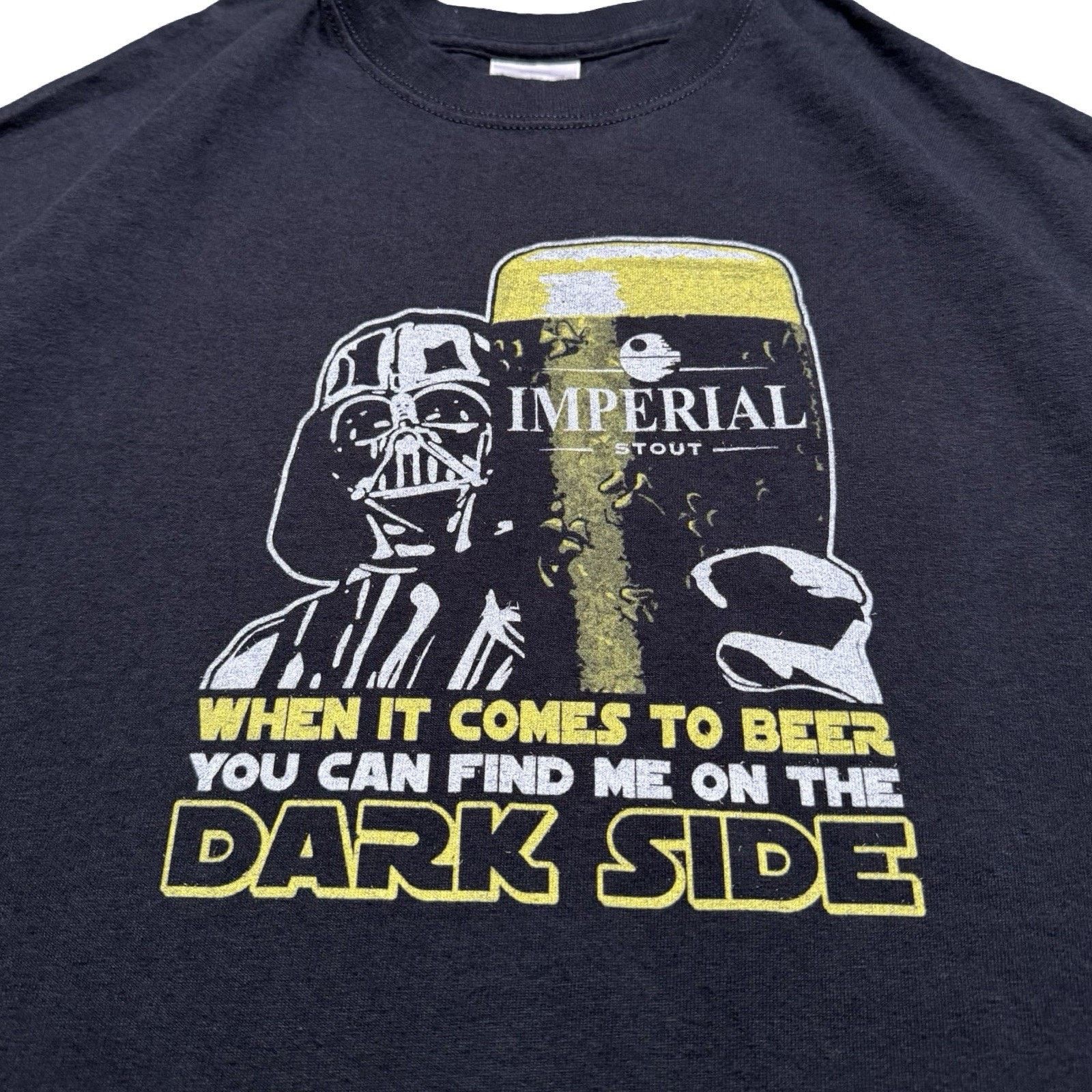 Star Wars Y2K Star Wars Join The Dark Side Imperial Beer T Shirt 2 XL Size US XXL / EU 58 / 5 - 2 Thumbnail