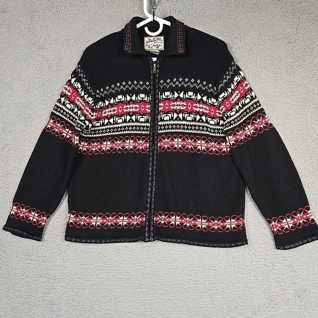 Heartloom Heirloom Full Zip Front Cotton Knit Cardigan Sweater Size S Size S / US 4 / IT 40 - 1 Thumbnail