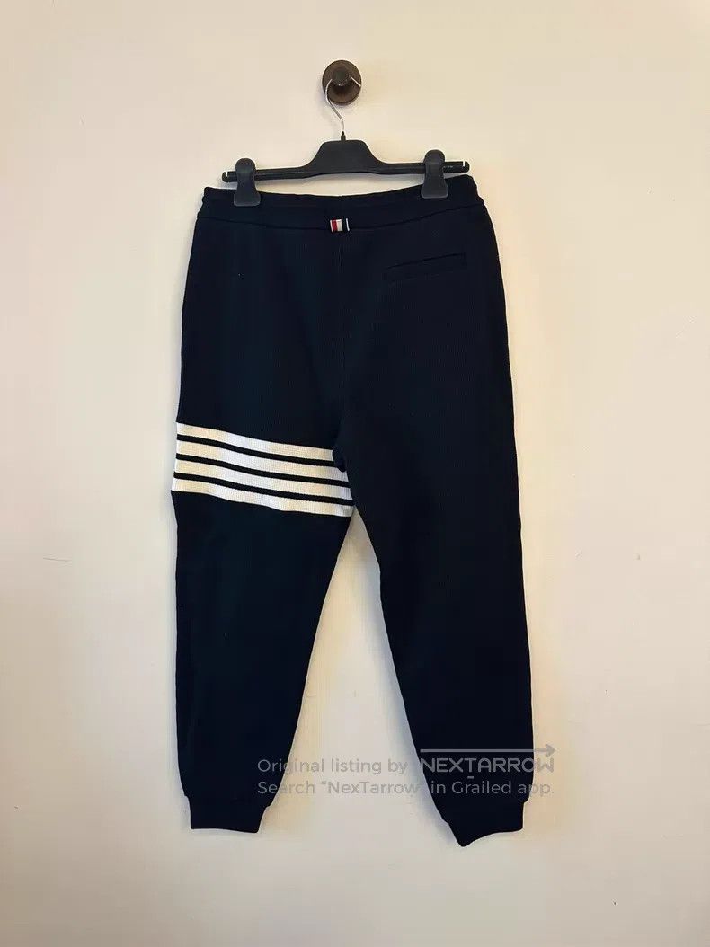 Thom Browne Thom Browne size 5 Blue Waffle Sweatpants Size US 32 / EU 48 - 2 Thumbnail