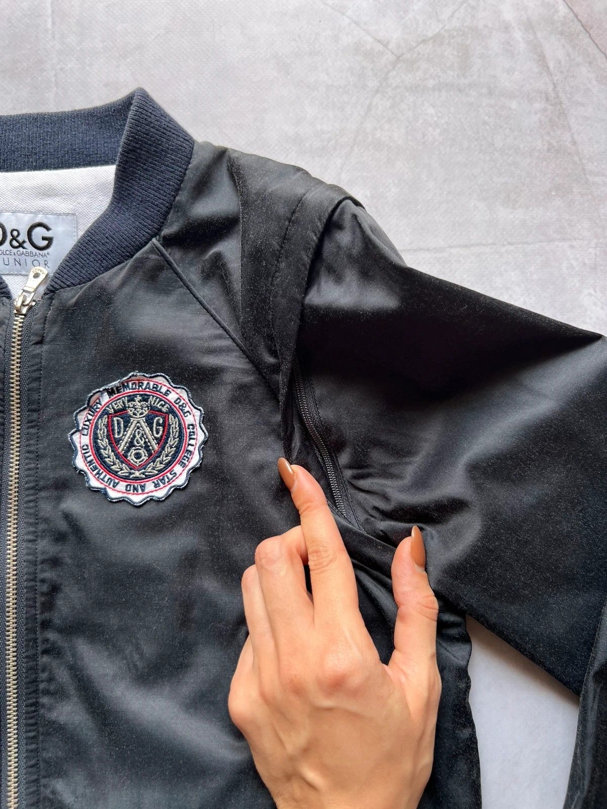 Dolce & Gabbana vintage Dolce & Gabbana bomber jacket two in one vest crop Size S / US 4 / IT 40 - 6 Thumbnail