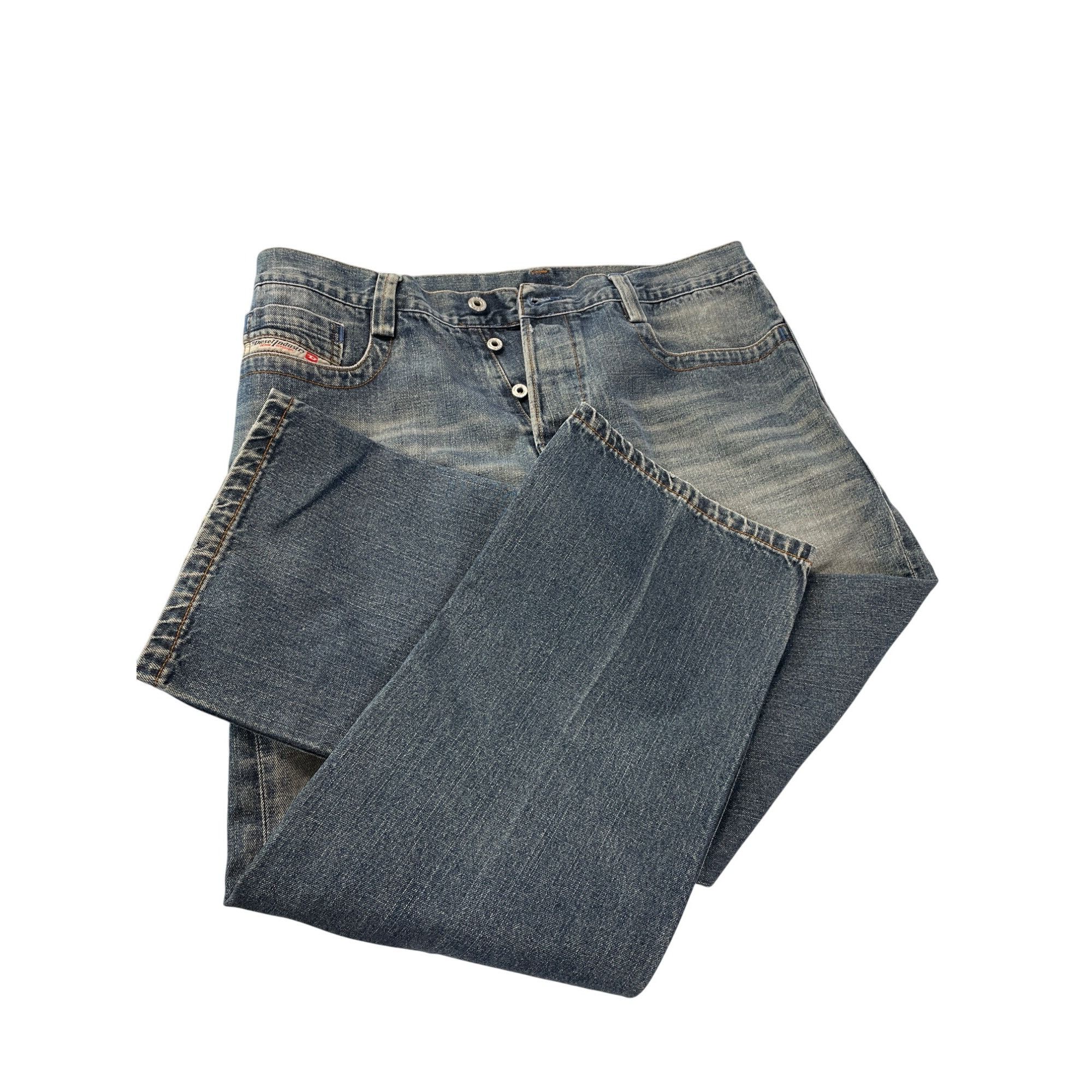 Diesel Diesel Industry Mens Y2K Classic Blue Straight Jeans Size 36 Size US 36 / EU 52 - 13 Thumbnail