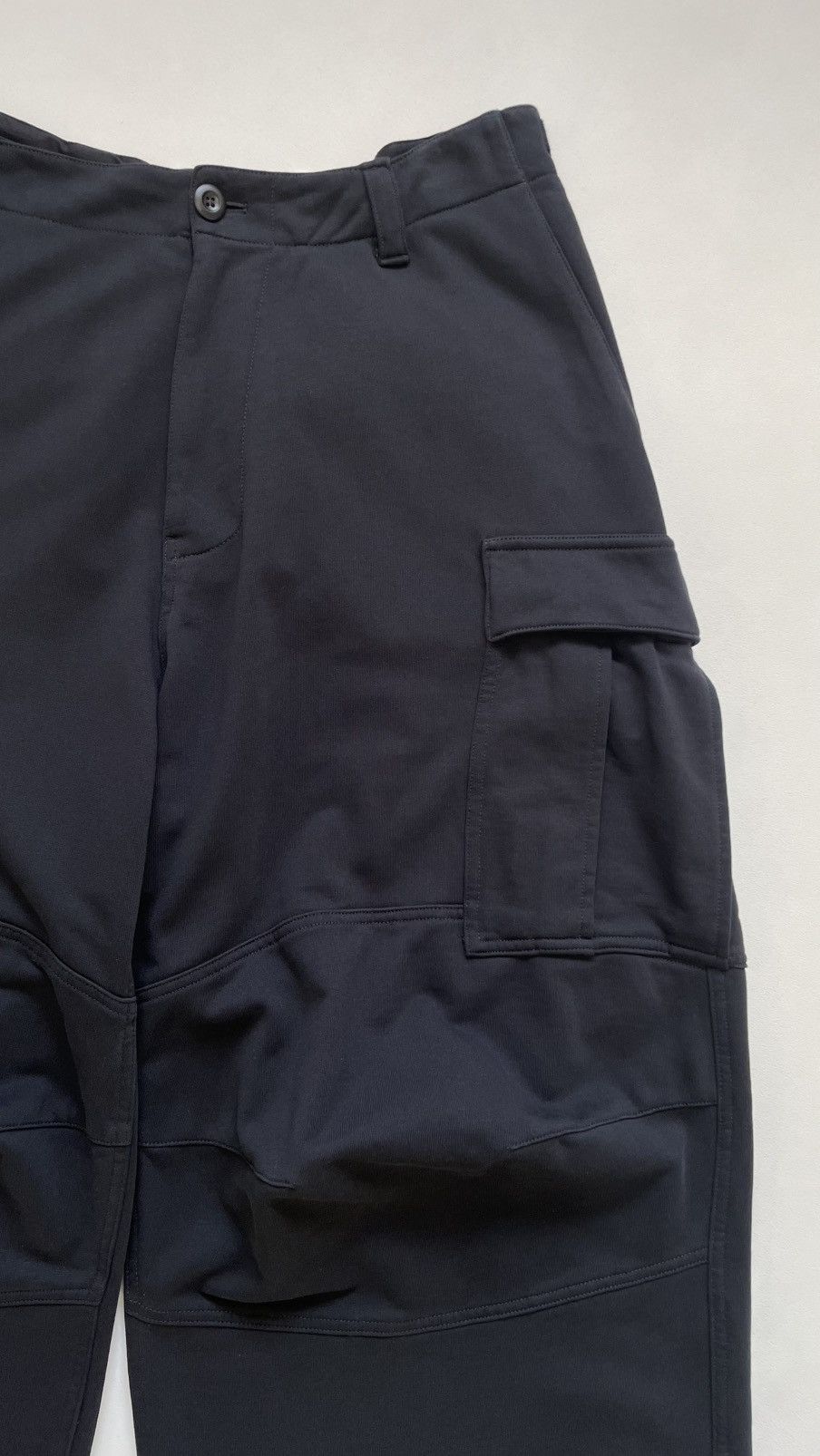 Balenciaga 2022 Wide Leg Black Jersey Cargo Pants Size US 34 / EU 50 - 9 Thumbnail