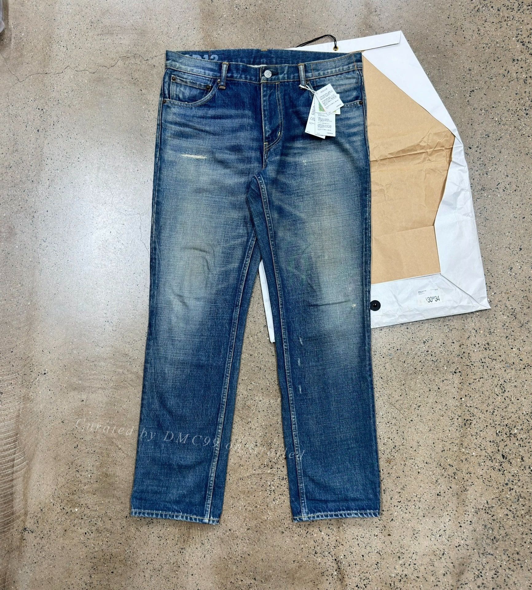 Visvim visvim wide damaged jeans 25ss social sculpture. | Grailed