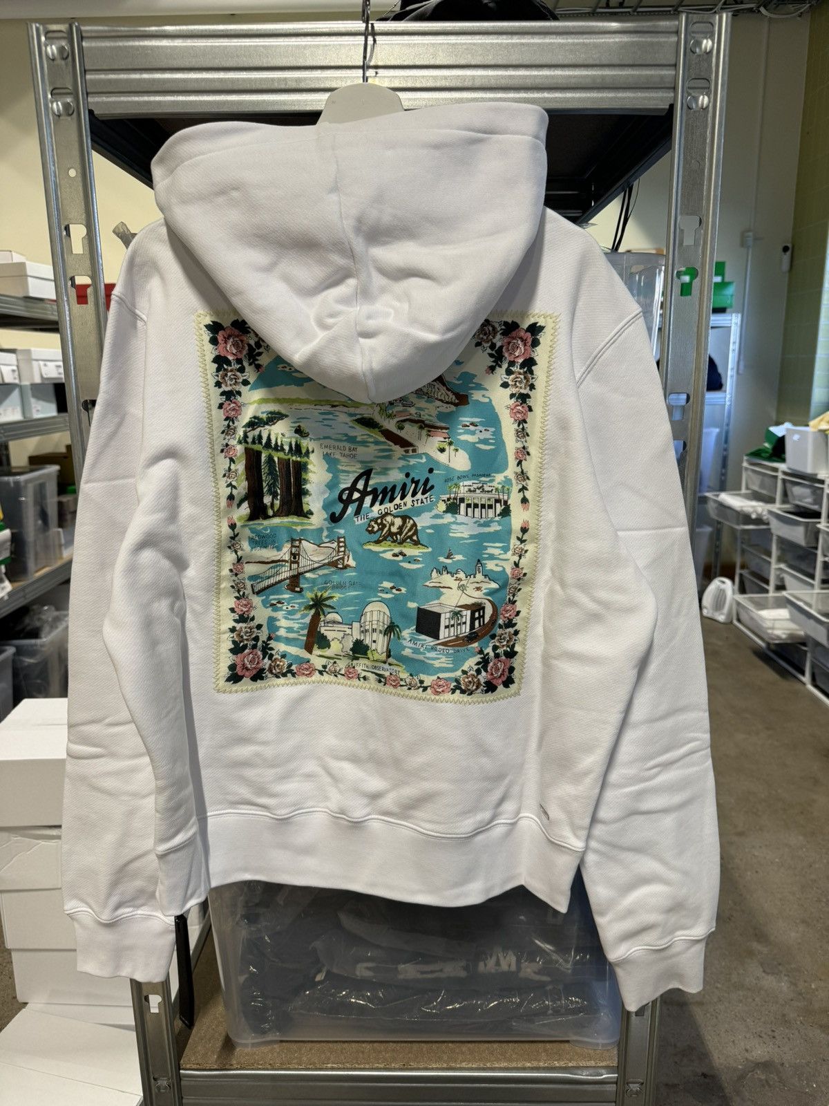 Amiri Amiri California Hawaiian Script Hoodie NEW 1250$ Size US XXL / EU 58 / 5 - 3 Thumbnail