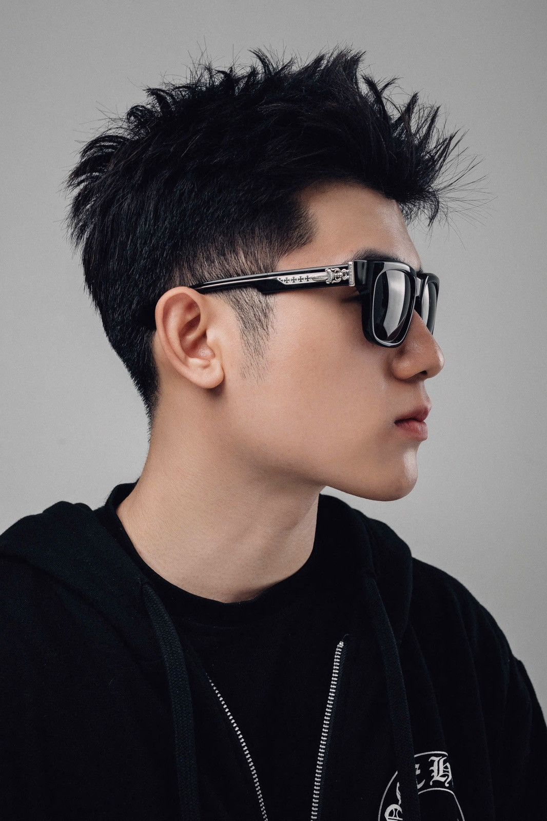 Chrome Hearts CHROME HEARTS BOX OFFICER BLACK SUNGLASSES Size ONE SIZE - 11 Thumbnail