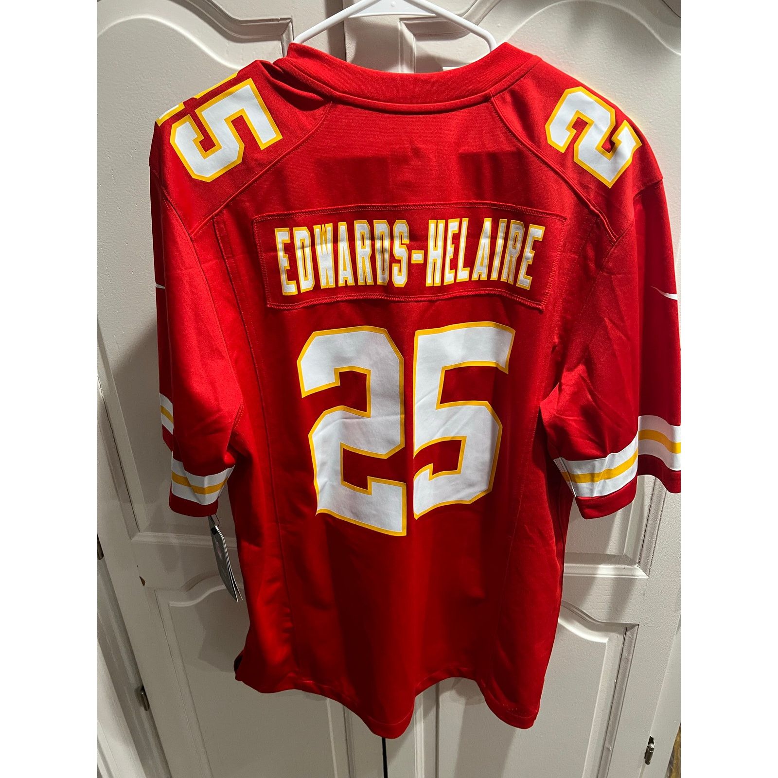 Nike Nike Clyde Edwards-Helaire #25 Chiefs Jersey Men’s M NWT Size US M / EU 48-50 / 2 - 2 Thumbnail