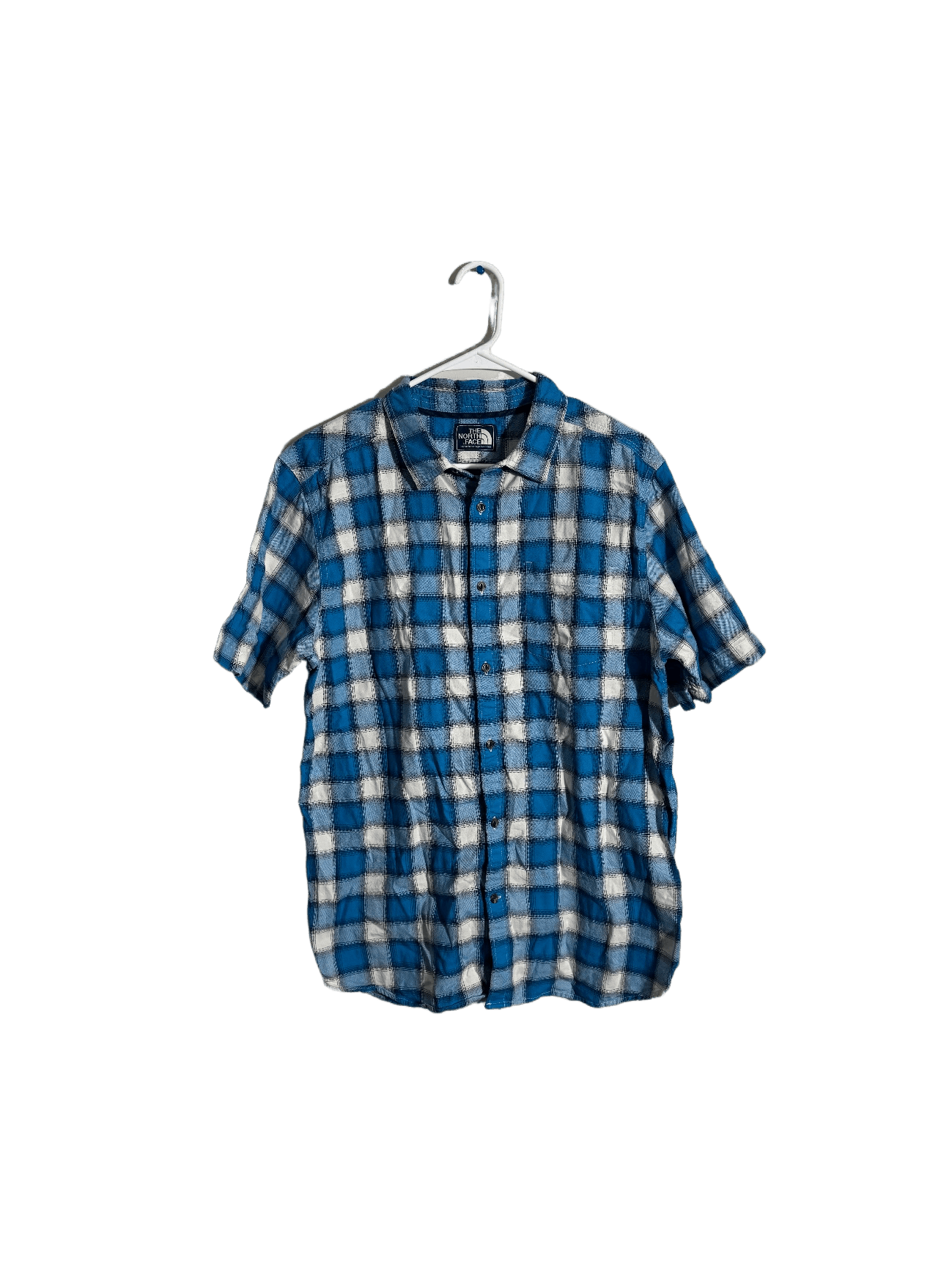The North Face The North Face Blue Plaid Short Sleeve T Shirt Size US L / EU 52-54 / 3 - 1 Preview