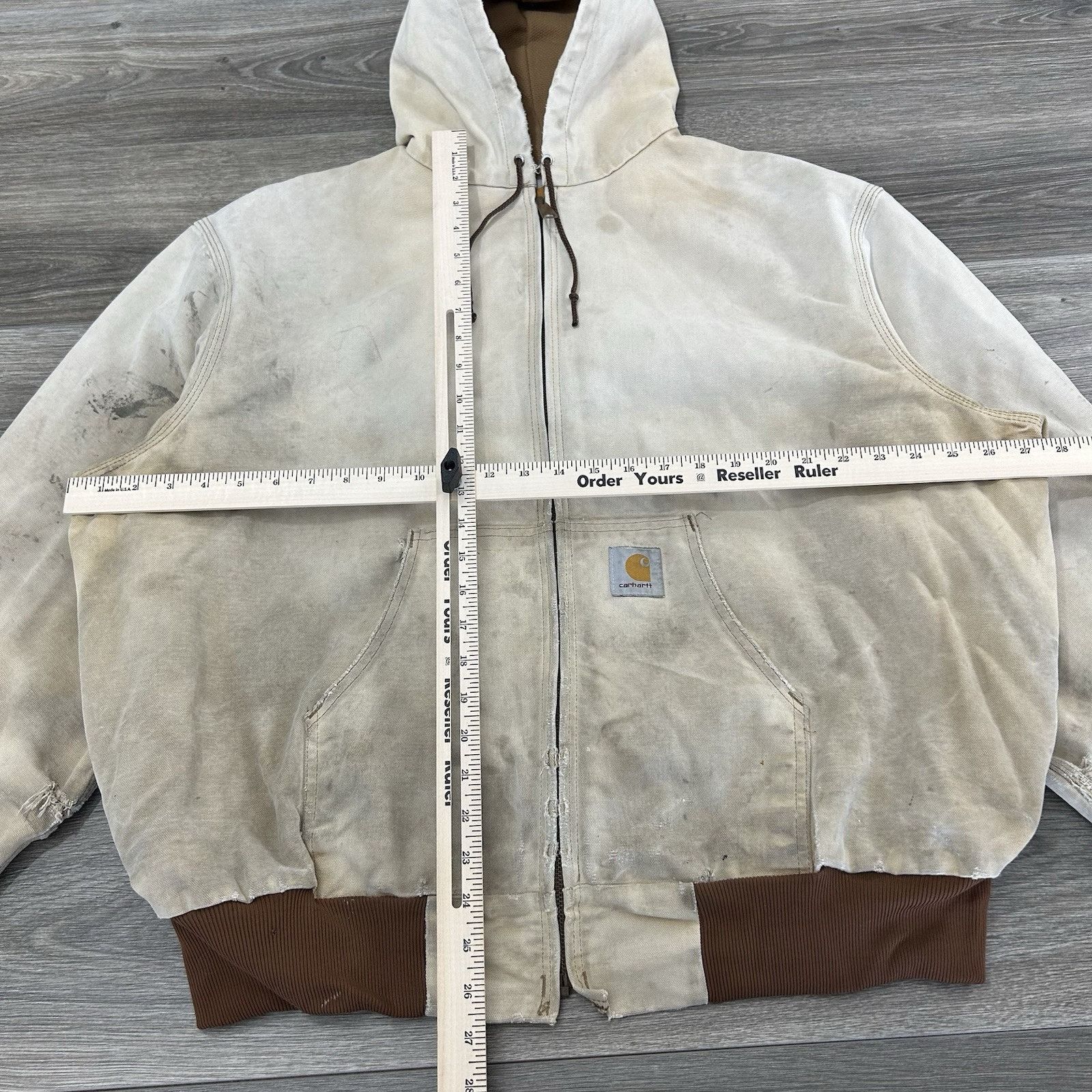 Carhartt Vintage 80s Carhartt Jacket XXL Made In USA J03BRN JR106 Size US XXL / EU 58 / 5 - 5 Thumbnail