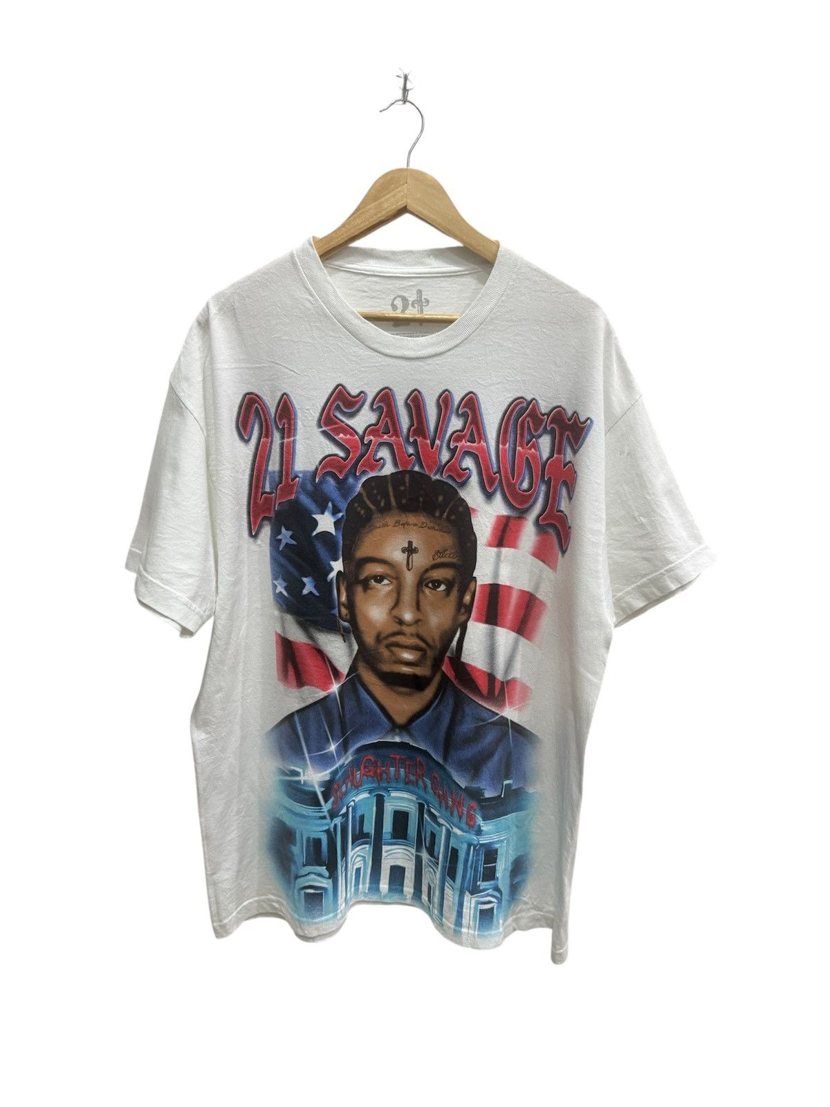 Rap Tees 21 Savage American Dream Tour Rap Tee Size US XL / EU 56 / 4 - 1 Thumbnail