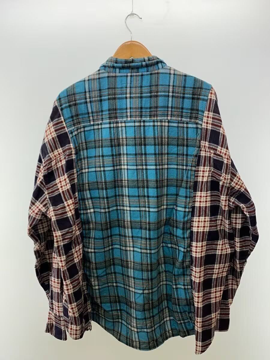 Needles Reconstructed Rebuild Flannel Button Shirt Size US L / EU 52-54 / 3 - 2 Thumbnail