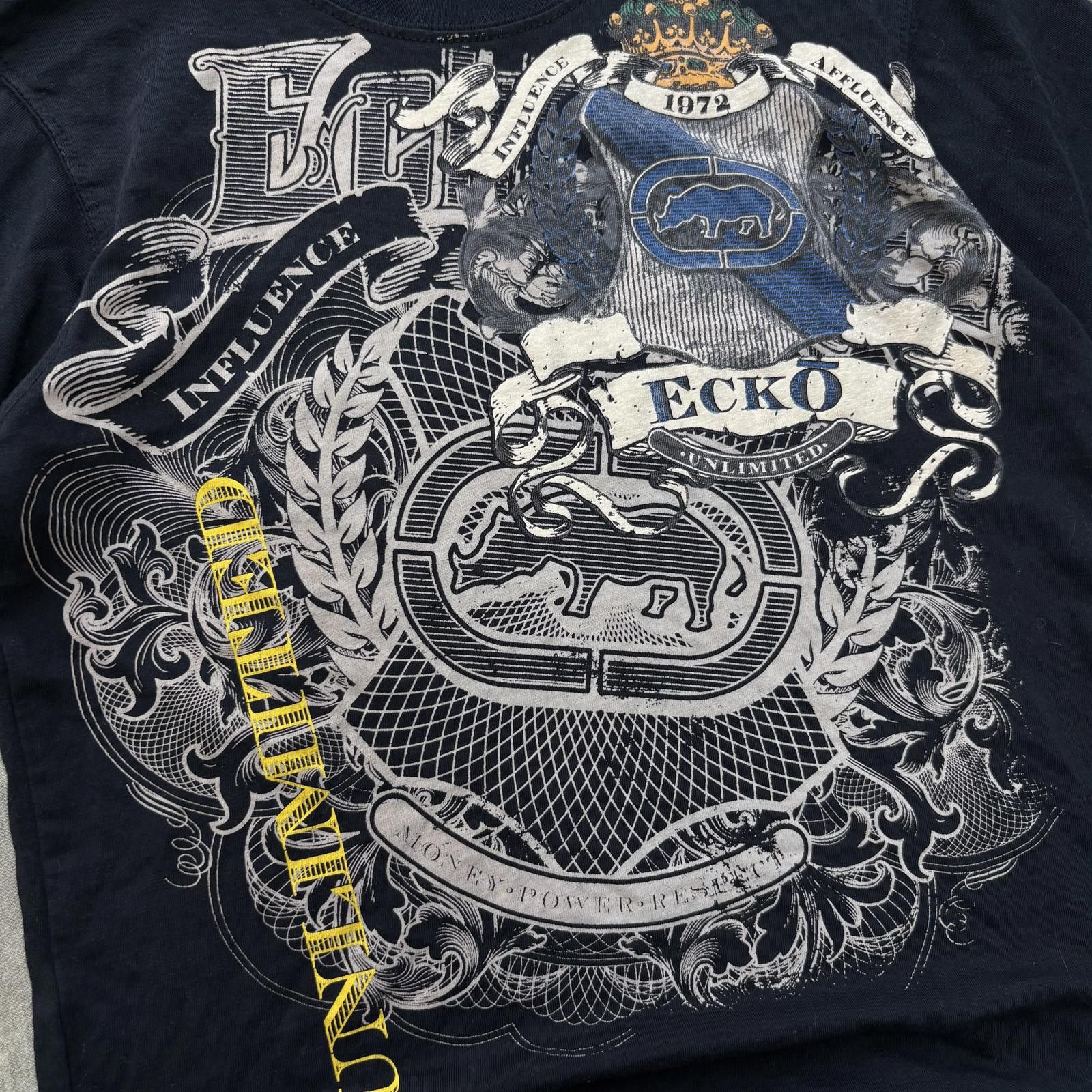 Ecko Unltd. Vintage Y2K Ecko Unltd. Grunge Graphic Women’s Baby Tee Size S / US 4 / IT 40 - 2 Thumbnail