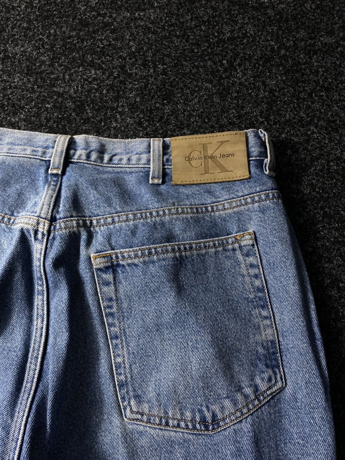 Calvin Klein × Vintage Crazy Vintage Y2K 00s Baggy Calvin Klein Skater Denim Jeans Size US 36 / EU 52 - 14 Thumbnail