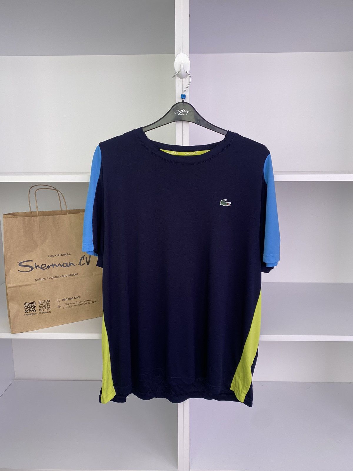 Lacoste × Vintage Vintage Lacoste Men's Crocodile Print T-Shirt Size US XXL / EU 58 / 5 - 3 Thumbnail