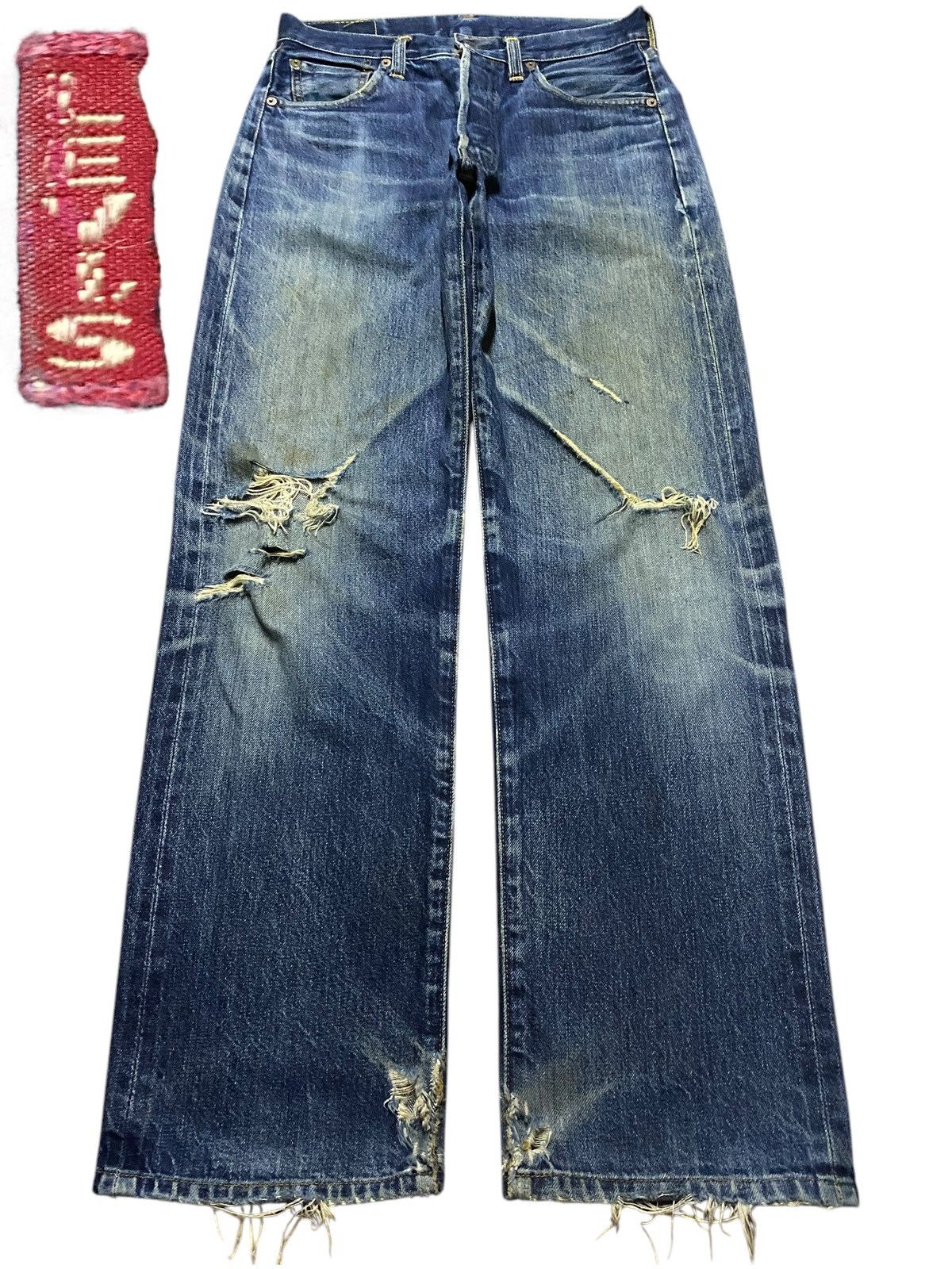 Levi's × Vintage 90s LEVIS 501XX DENIM SELVEDGE 555 USA BIG