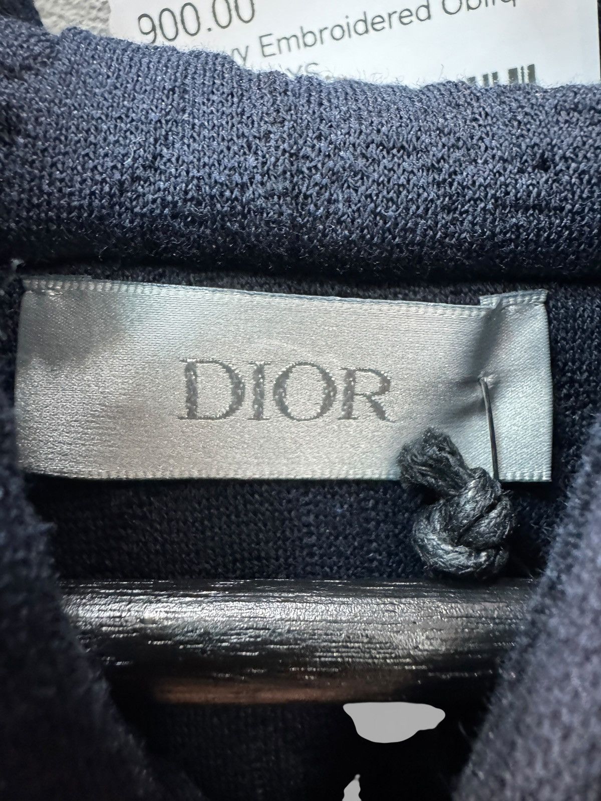 Dior Dior Navy Embroidered Oblique Hoodie Size US XS / EU 42 / 0 - 5 Thumbnail