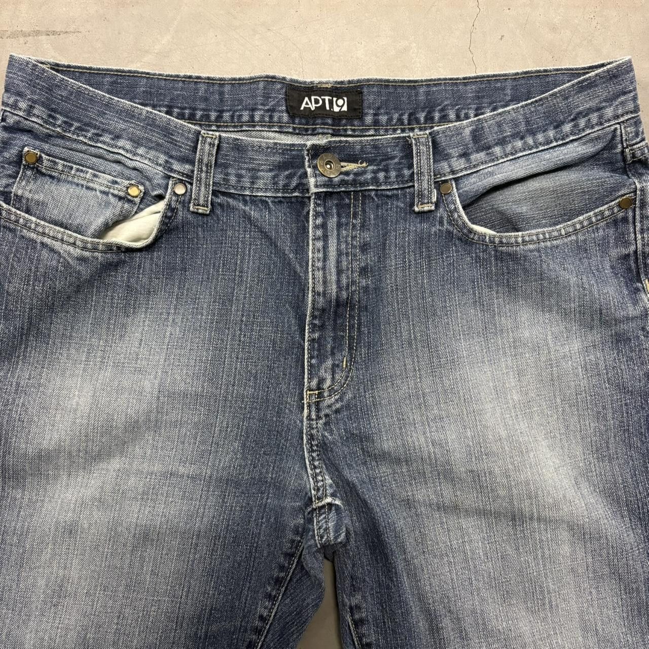Vintage Crazy Vintage Y2K 2000s Baggy Wideleg Apt9 Dark Wash Skater Streetwear Denim Jeans! Size US 36 / EU 52 - 4 Thumbnail