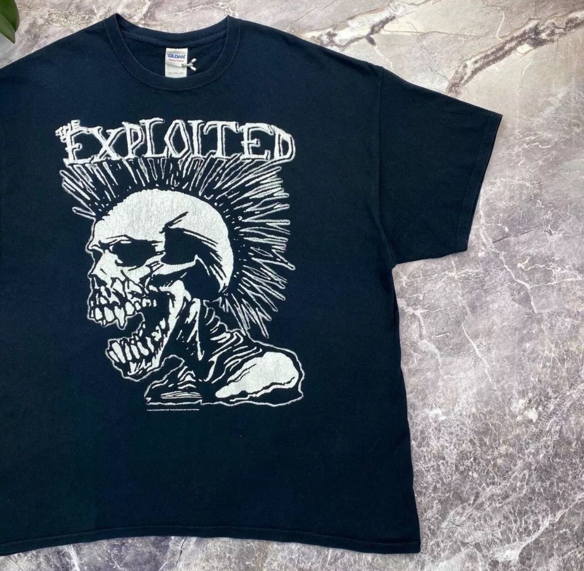 Band Tees × Vintage The Exploited Total Chaos Vintage 1998 T shirt Punk Skull Size US XXL / EU 58 / 5 - 4 Thumbnail