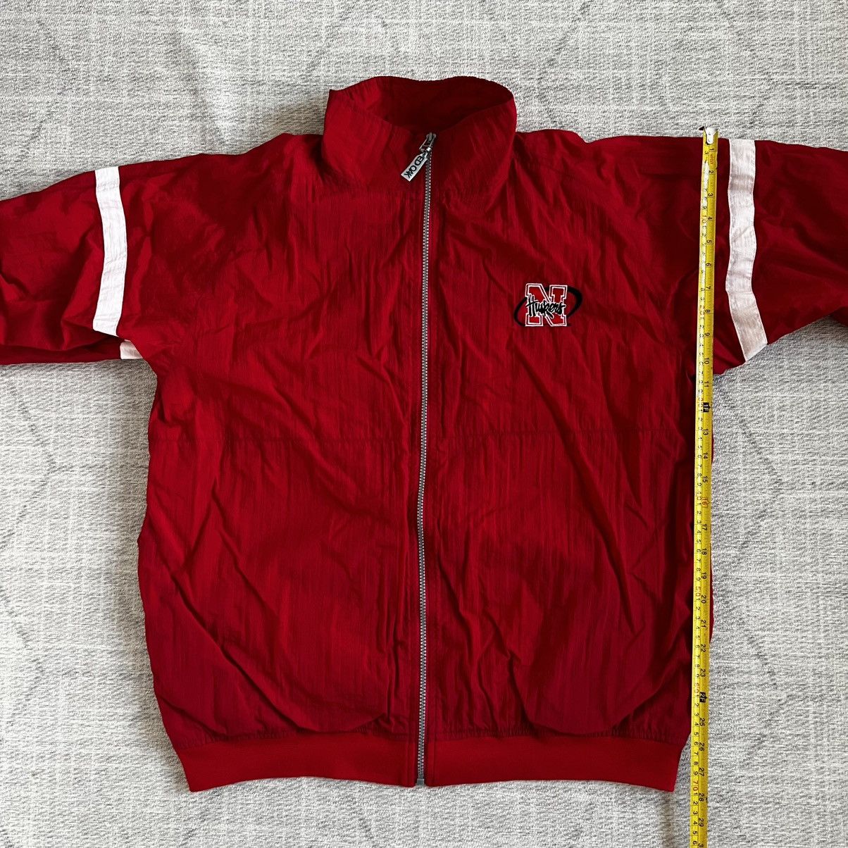 Vintage Vintage 1990s NCAA University of Nebraska Huskers Red Jacket Size US L / EU 52-54 / 3 - 11 Thumbnail