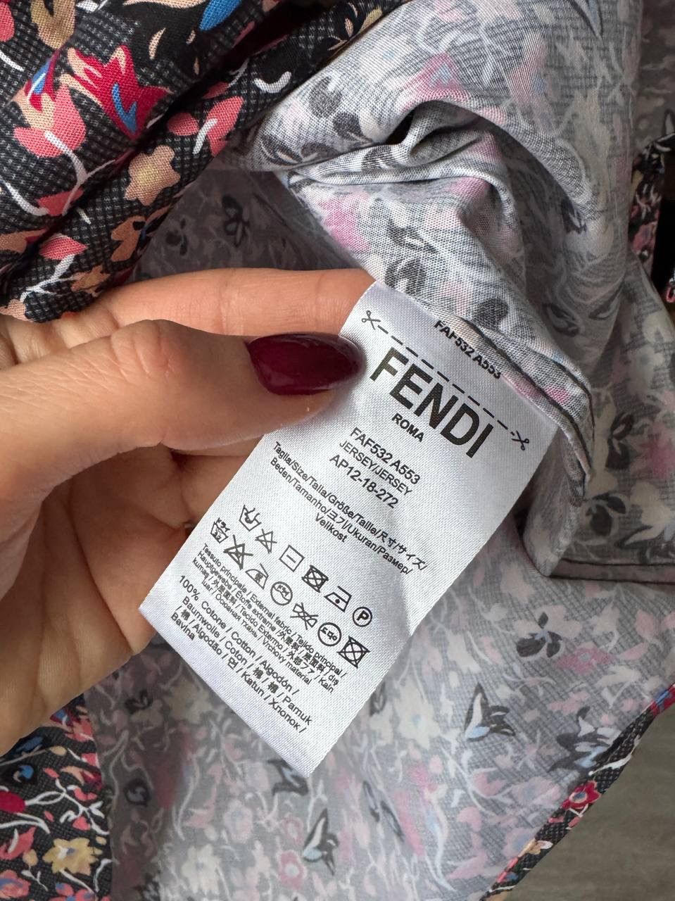 Fendi Fendi Floral Print Shirt Size US M / EU 48-50 / 2 - 10 Thumbnail