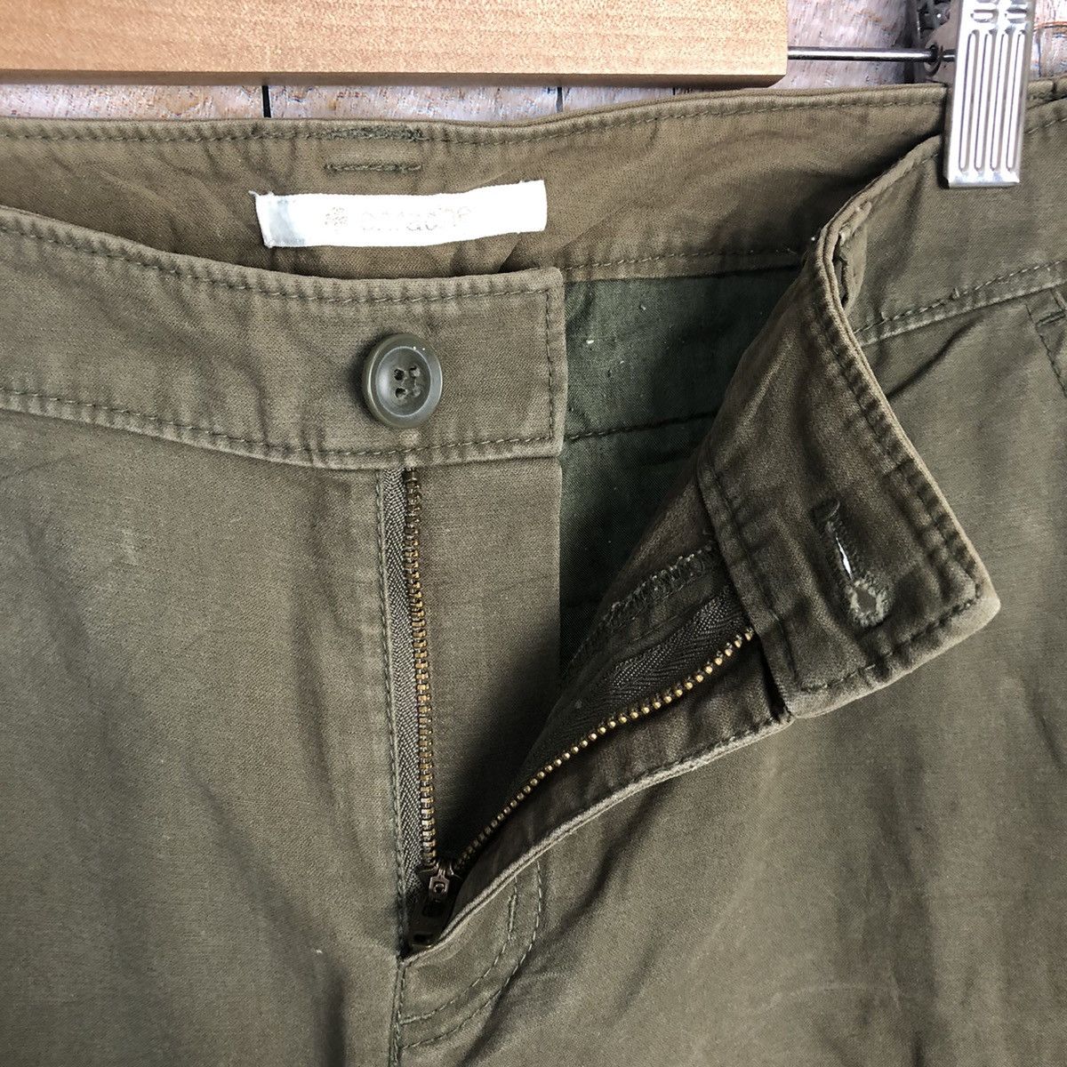 Japanese Brand Enracine Green Cargo Multipocket Pants #A318 Size US 28 / EU 44 - 15 Thumbnail