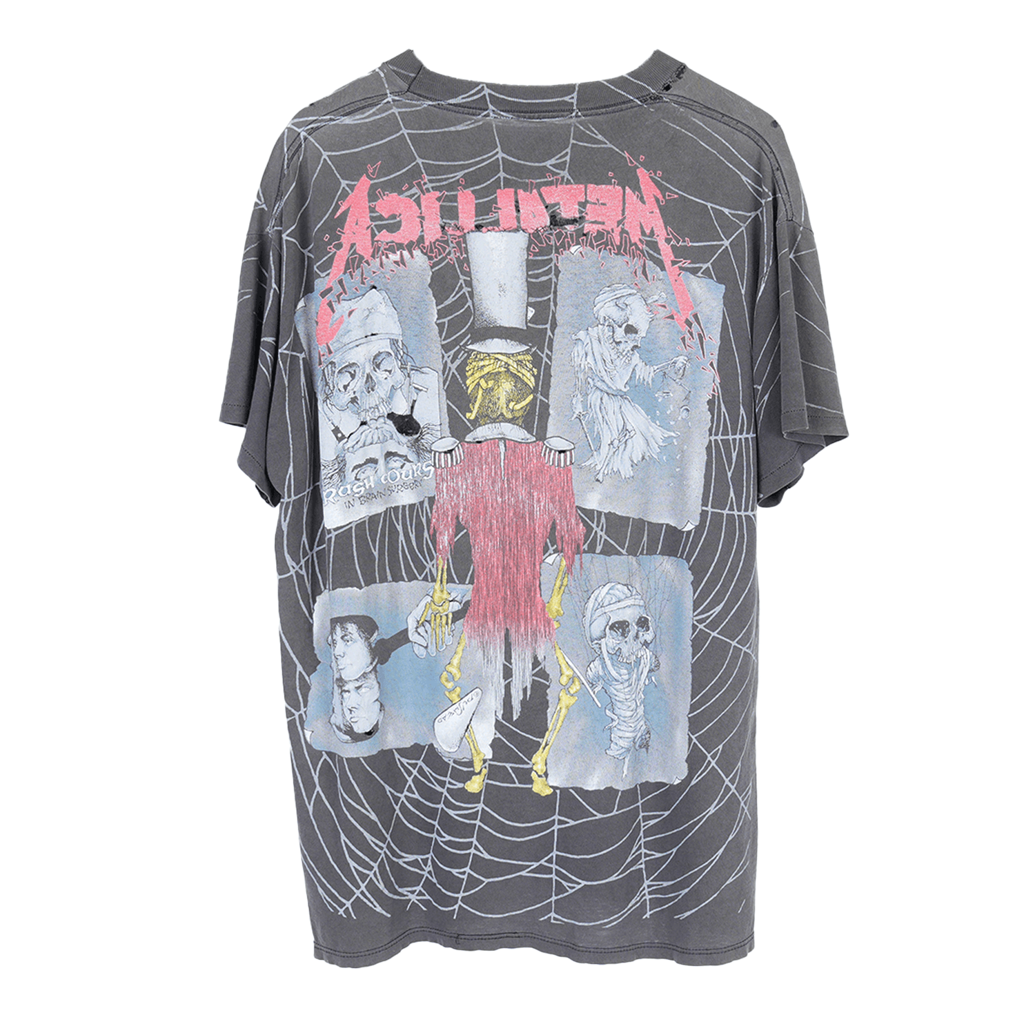 Vintage VINTAGE THRASHED FADED METALLICA RING MASTER AOP TEE Size US XL / EU 56 / 4 - 2 Thumbnail
