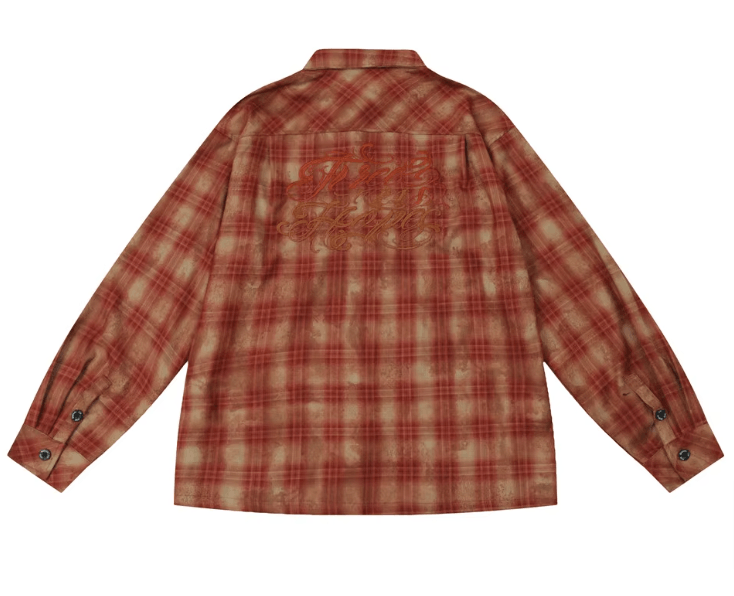 Japanese Brand × Vintage "Build for Faith-L" Pocket Plaid Shirts Size US L / EU 52-54 / 3 - 2 Thumbnail