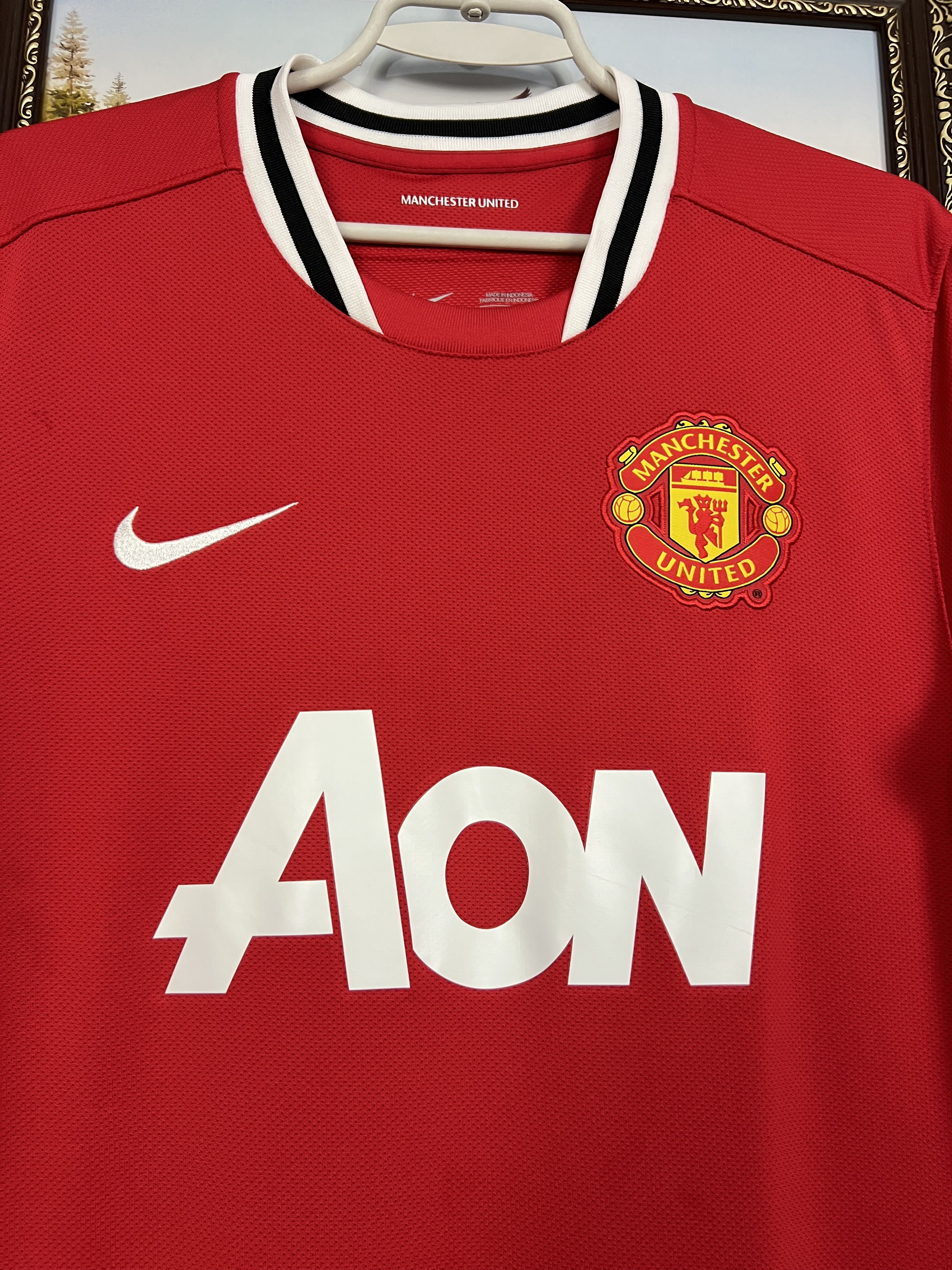 Nike Manchester United football shirt Soccer Nike Jersey Trikot Size US M / EU 48-50 / 2 - 3 Thumbnail