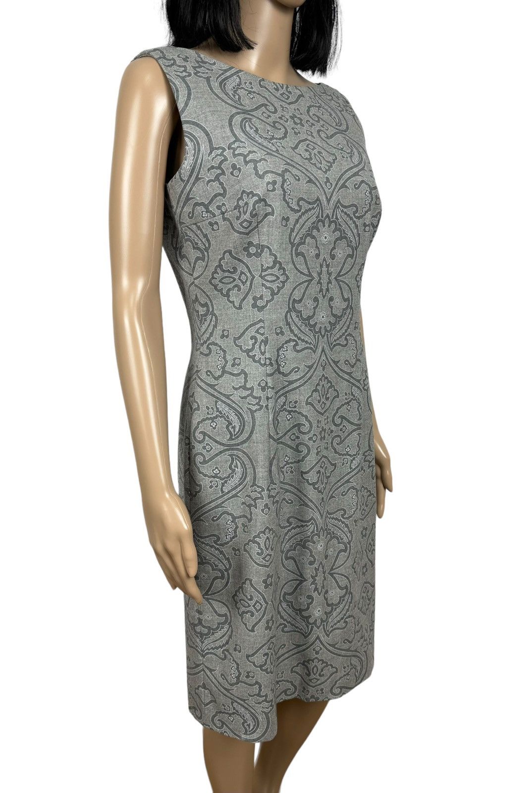 Escada × Vintage Escada Margaretha Ley Wool Dress Printed size L Size L / US 10 / IT 46 - 5 Thumbnail