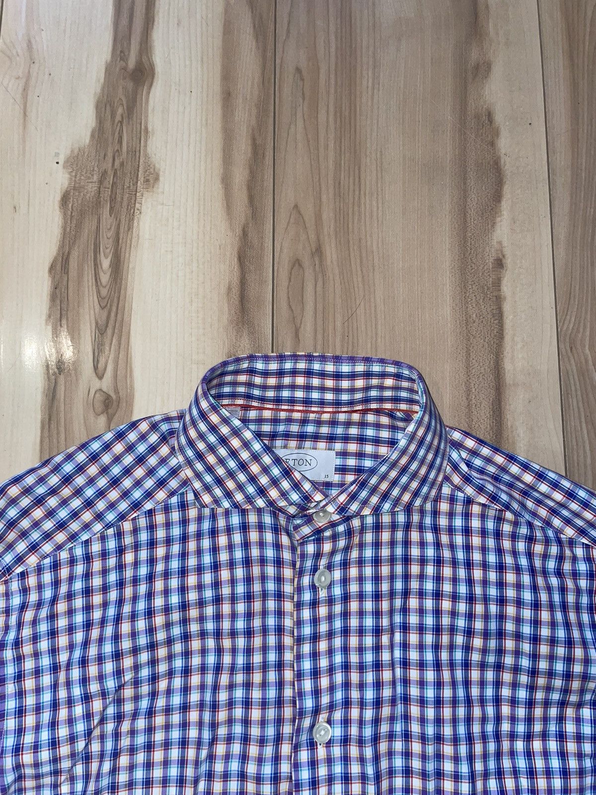 Designer × Eton Shirt Eton Button Up Luxury Streetwear Classic Oldmoney Size US S / EU 44-46 / 1 - 4 Thumbnail