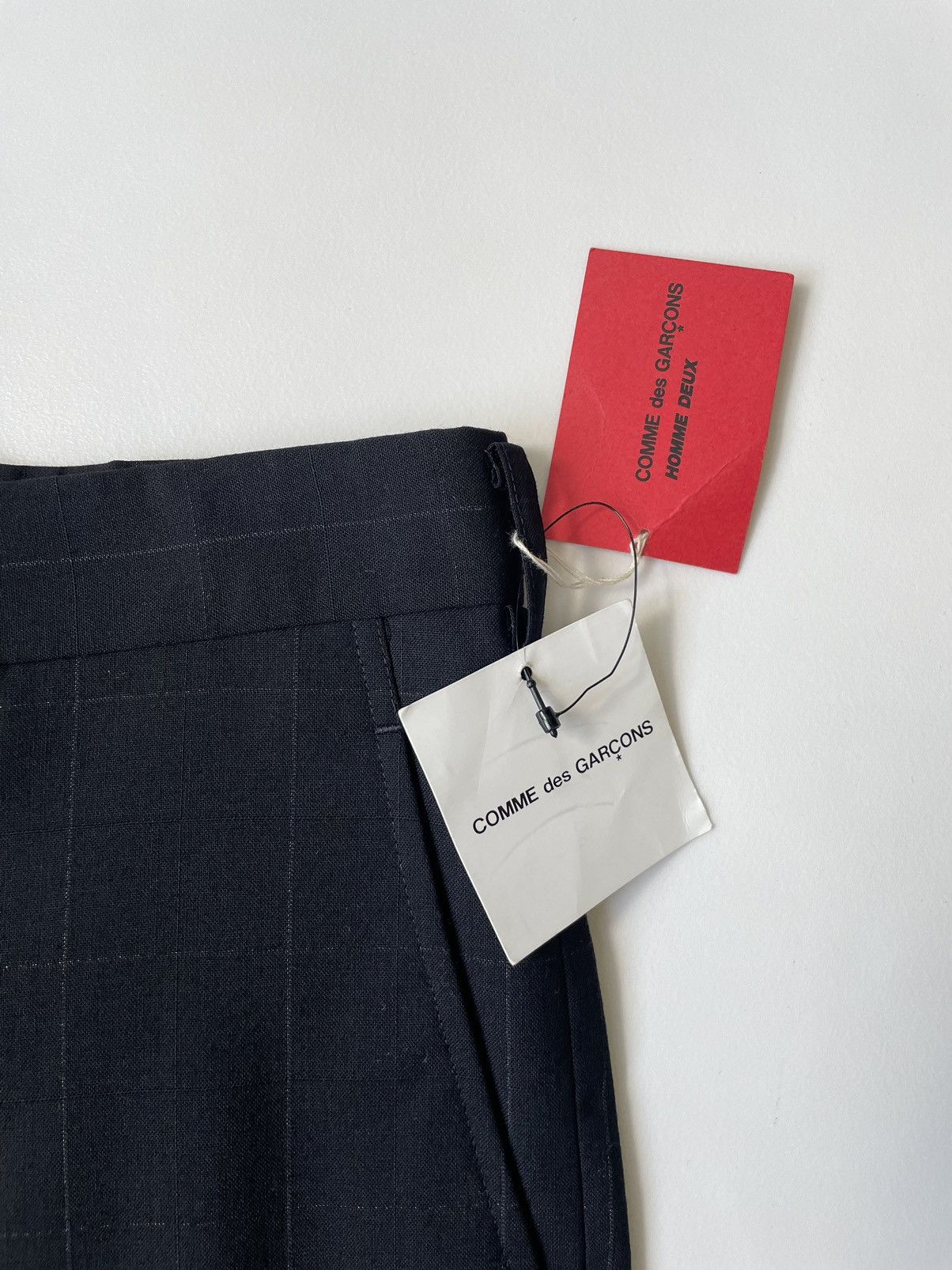 Comme des Garcons S/S 05 Grid Check Check Wool Trousers Size US 32 / EU 48 - 9 Thumbnail