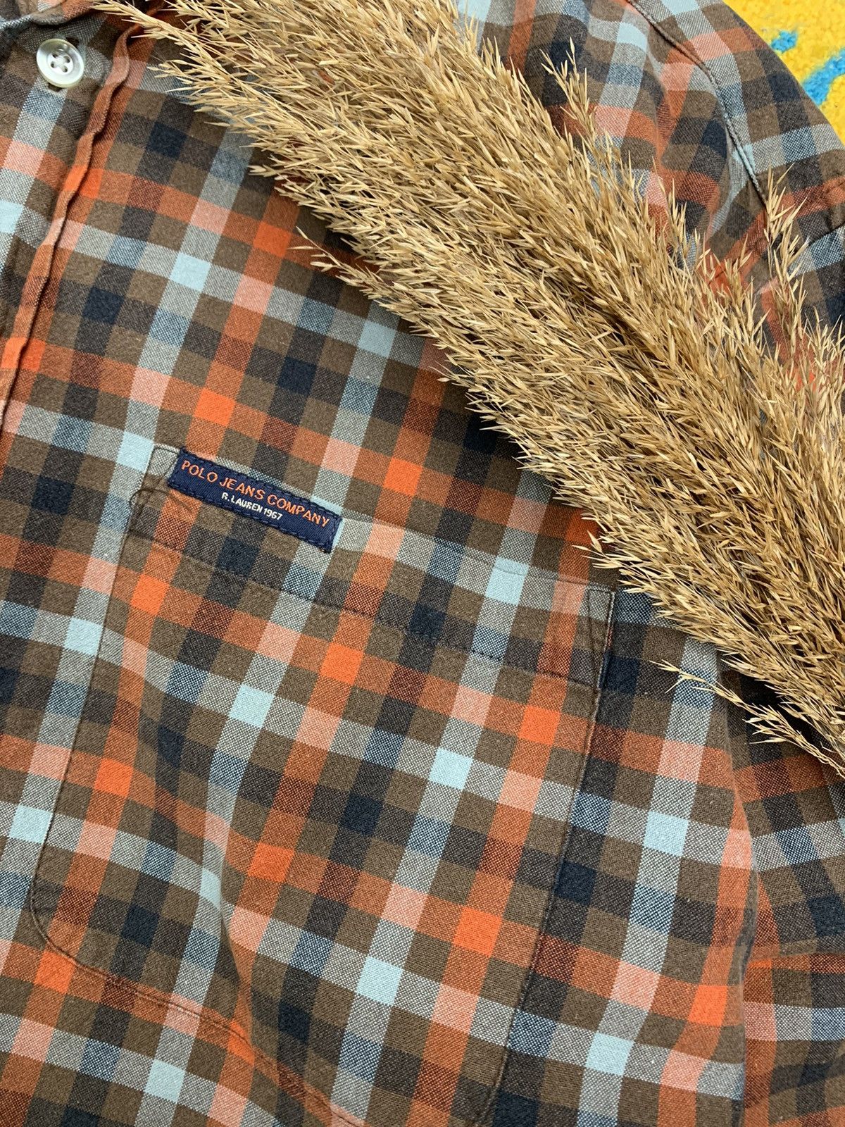 Lauren Ralph Lauren × Vintage Vintage Ralph Lauren Jeans Lrl Oversize Flannel Shirt Size US S / EU 44-46 / 1 - 9 Thumbnail
