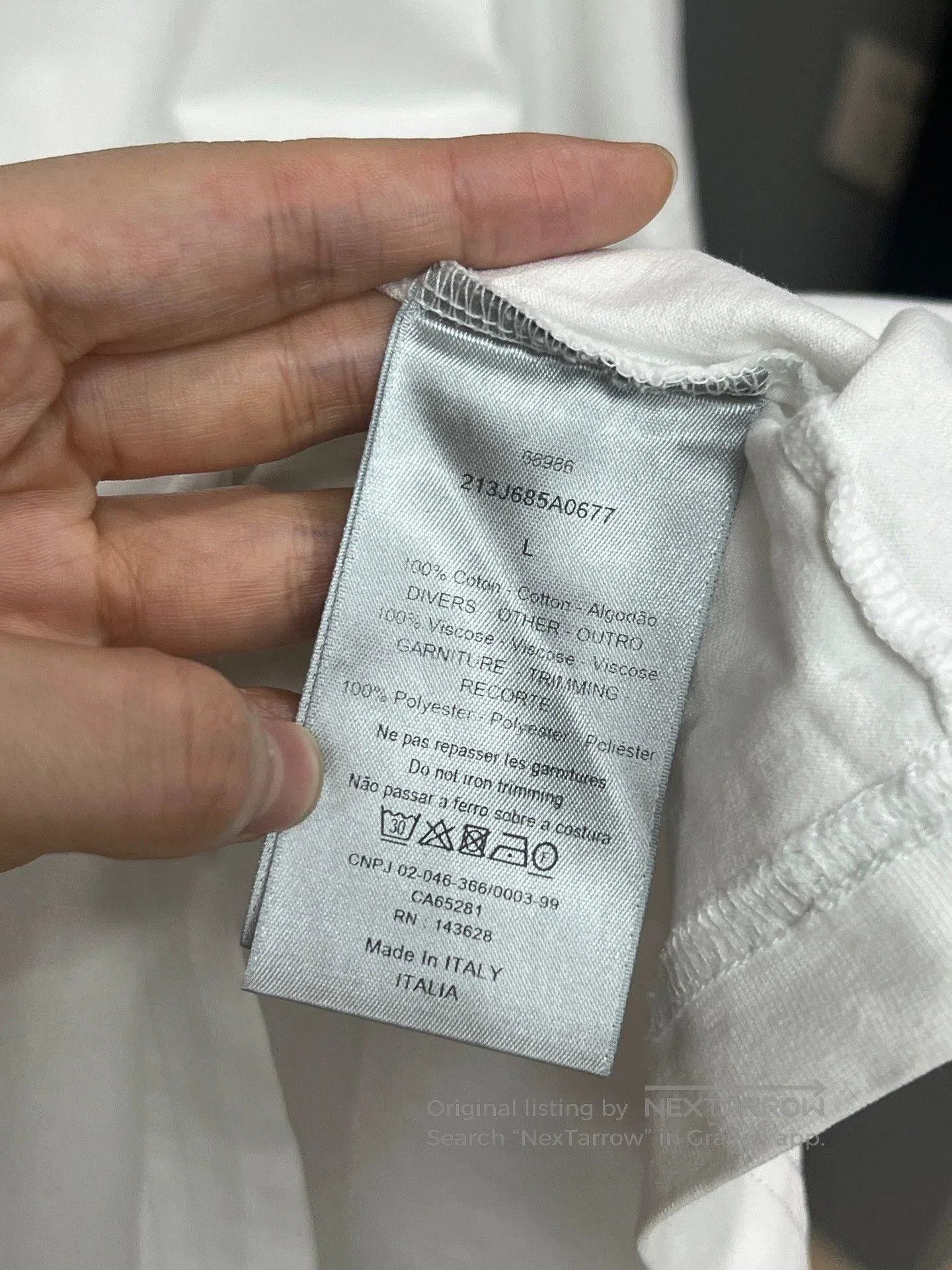 Dior dior logo short sleeve t-shirt. Size US L / EU 52-54 / 3 - 3 Thumbnail