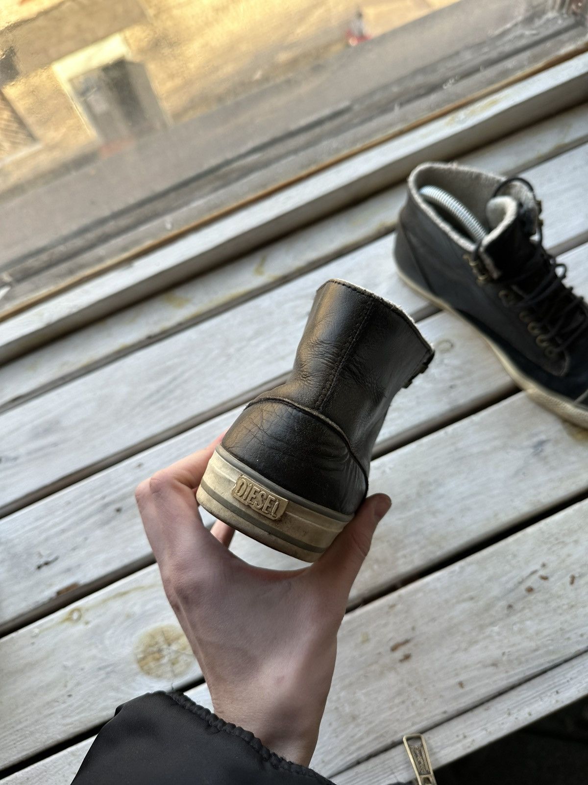 Diesel × If Six Was Nine 🚨DIESEL AVANT GARDE SHOES LEATHER SNEAKERS IFSIXWASNINE Size US 6 / EU 39 - 5 Thumbnail