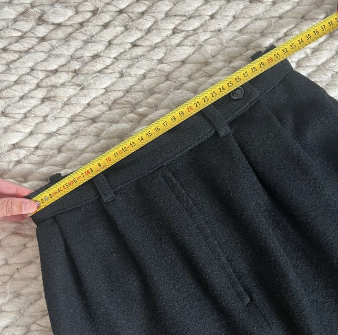 Y's Ya Yohji Yamamoto Wool Skirt Size 24" / US 00 / IT 34 - 6 Thumbnail