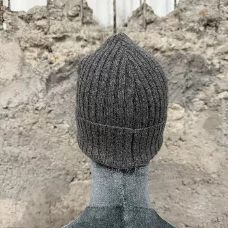 Chrome Hearts Chrome Hearts Gray Knit Cross Patch Beanie. Size ONE SIZE - 3 Thumbnail
