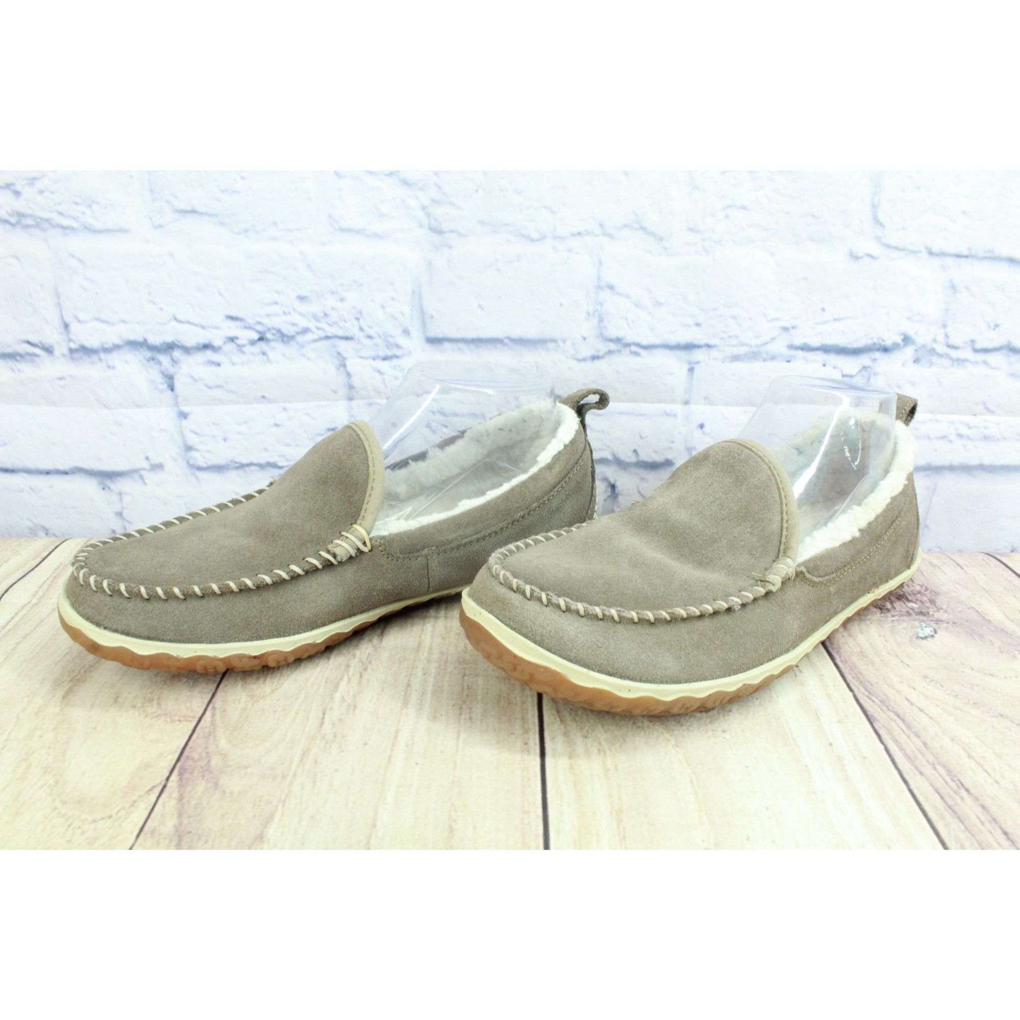L.L. Bean LL Bean Dark Cement Suede Mountain Moc Slippers Size US 8 / IT 38 - 3 Thumbnail