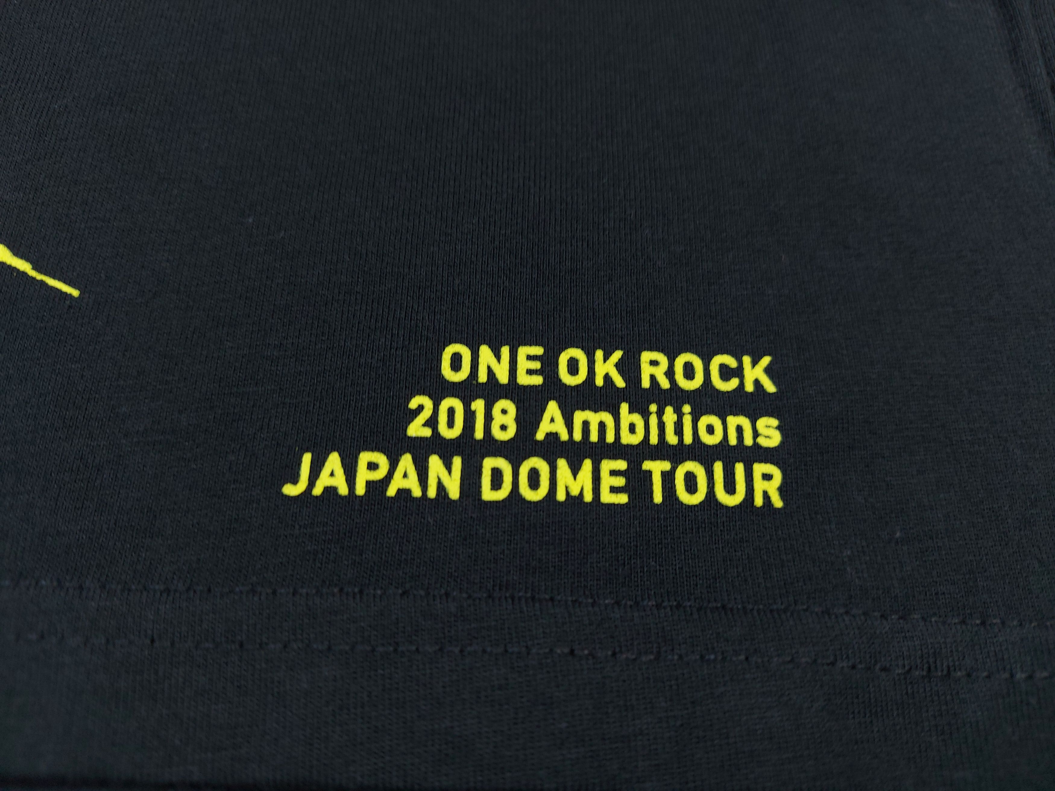 Band Tees × Japanese Brand Official ONE OK ROCK Band Ambitions Japan Dome Tour 2018 TEE Size US M / EU 48-50 / 2 - 5 Thumbnail