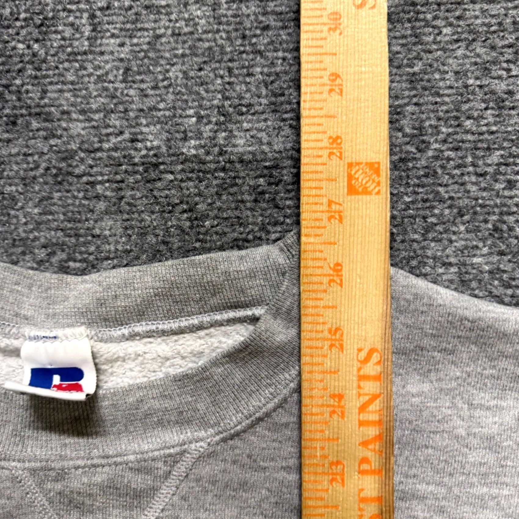Vintage VINTAGE Russell Pullover Sweatshirt Mens XL Gray Cotton Made In Mexico 90s Crewneck Size US XL / EU 56 / 4 - 5 Thumbnail