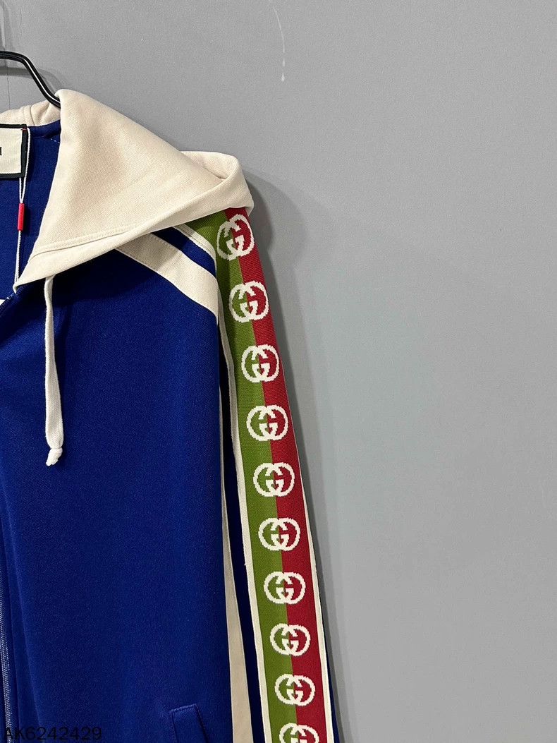 Gucci Gucci Double G string logo hooded jacket 2501-Nextarrow Size US S / EU 44-46 / 1 - 4 Thumbnail