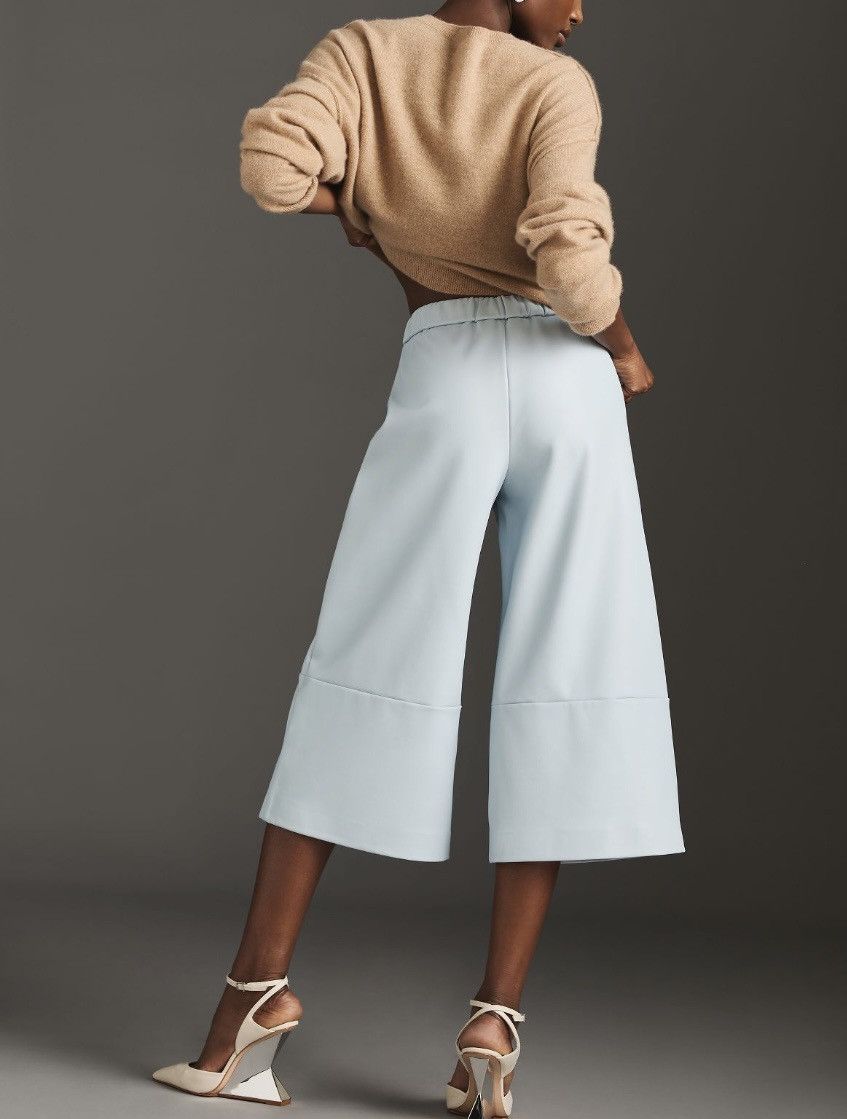 Anthropologie Anthropologie Maeve Faux Leather Cropped Pants, Size M/L Size 32" / US 10 / IT 46 - 5 Thumbnail