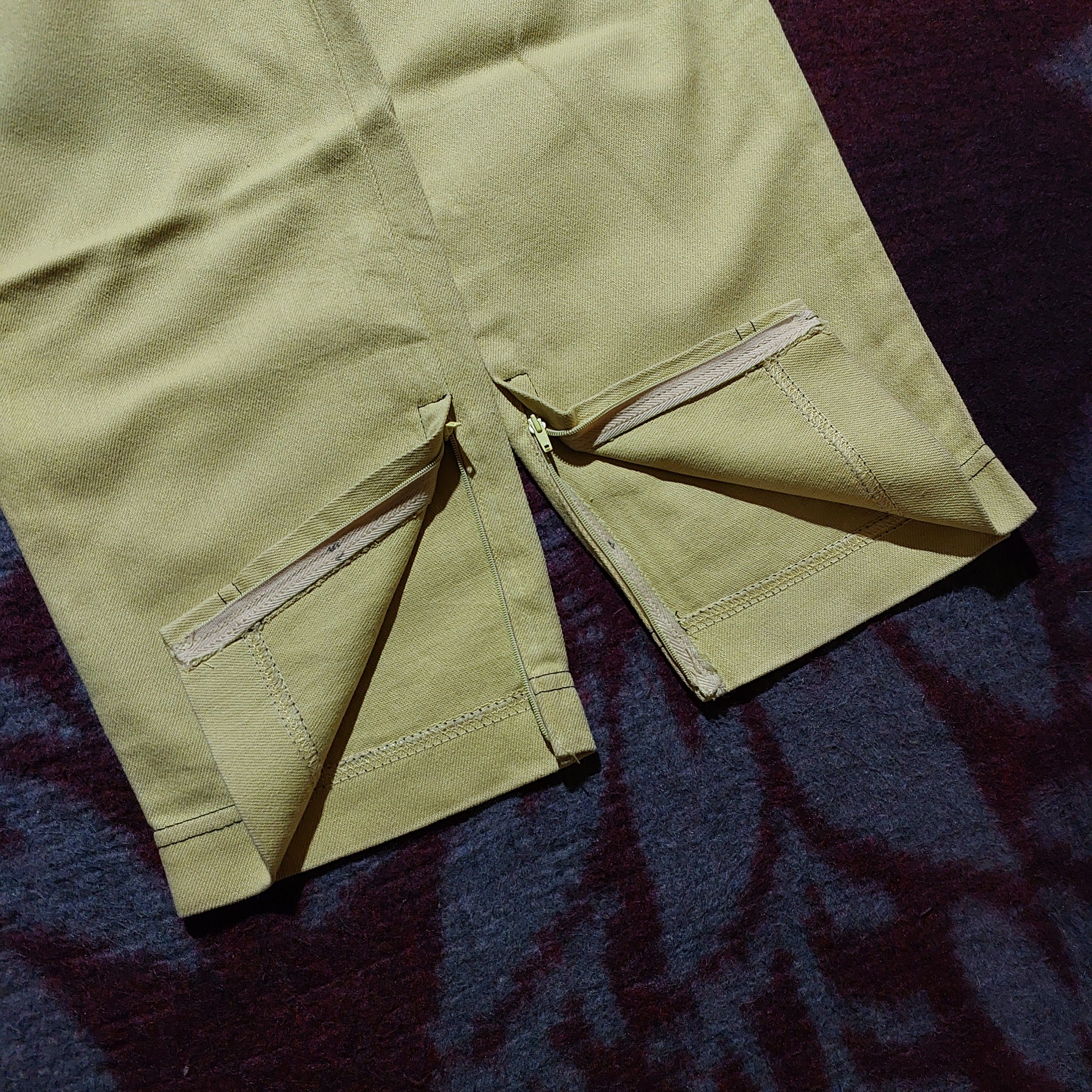 Versace vintage Gianni Versace slim fit jeans zipper on the legs Size 28" / US 6 / IT 42 - 5 Thumbnail