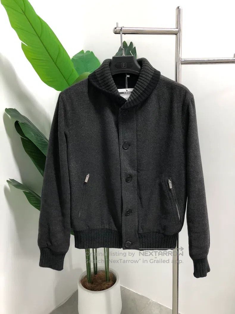 Hermes Hermes Autumn-Winter Cashmere Baseball Jacket Overcoat, Bl Size US M / EU 48-50 / 2 - 1 Thumbnail