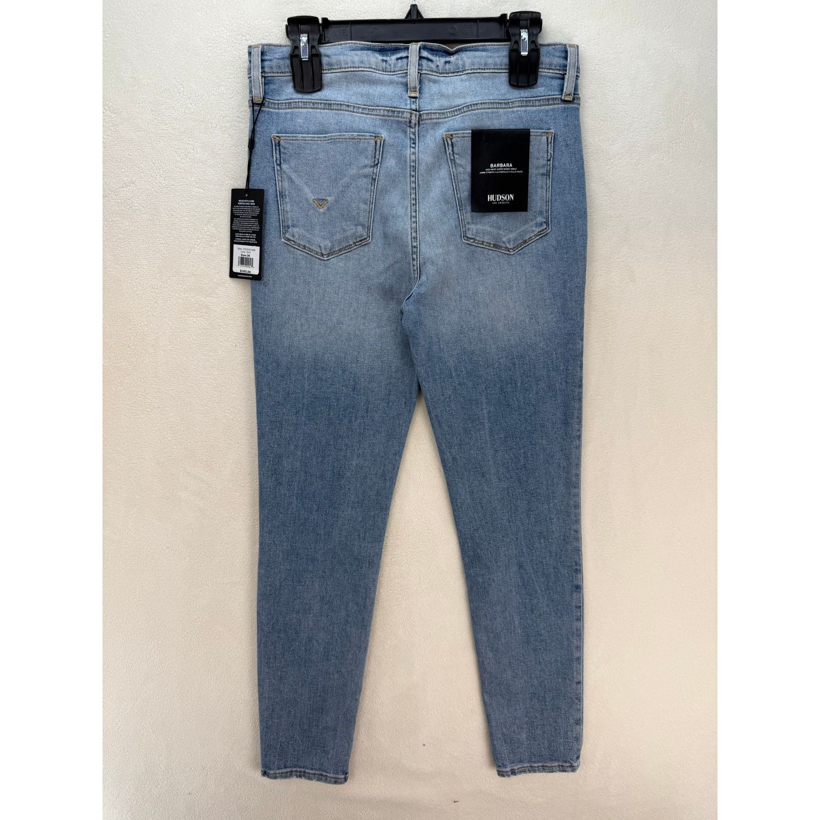 Hudson HUDSON WOMEN'S 29 BARBARA HIGH WAIST SUPER SKINNY ANKLE SHOO Size 29" - 7 Thumbnail