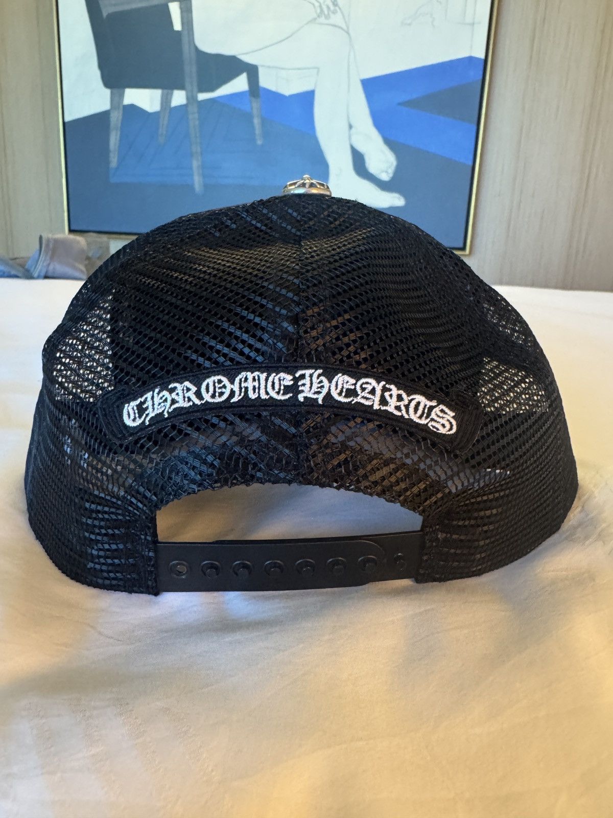 Chrome Hearts Chrome Hearts Black Patch Cross Hat *VERY RARE* Size ONE SIZE - 2 Thumbnail