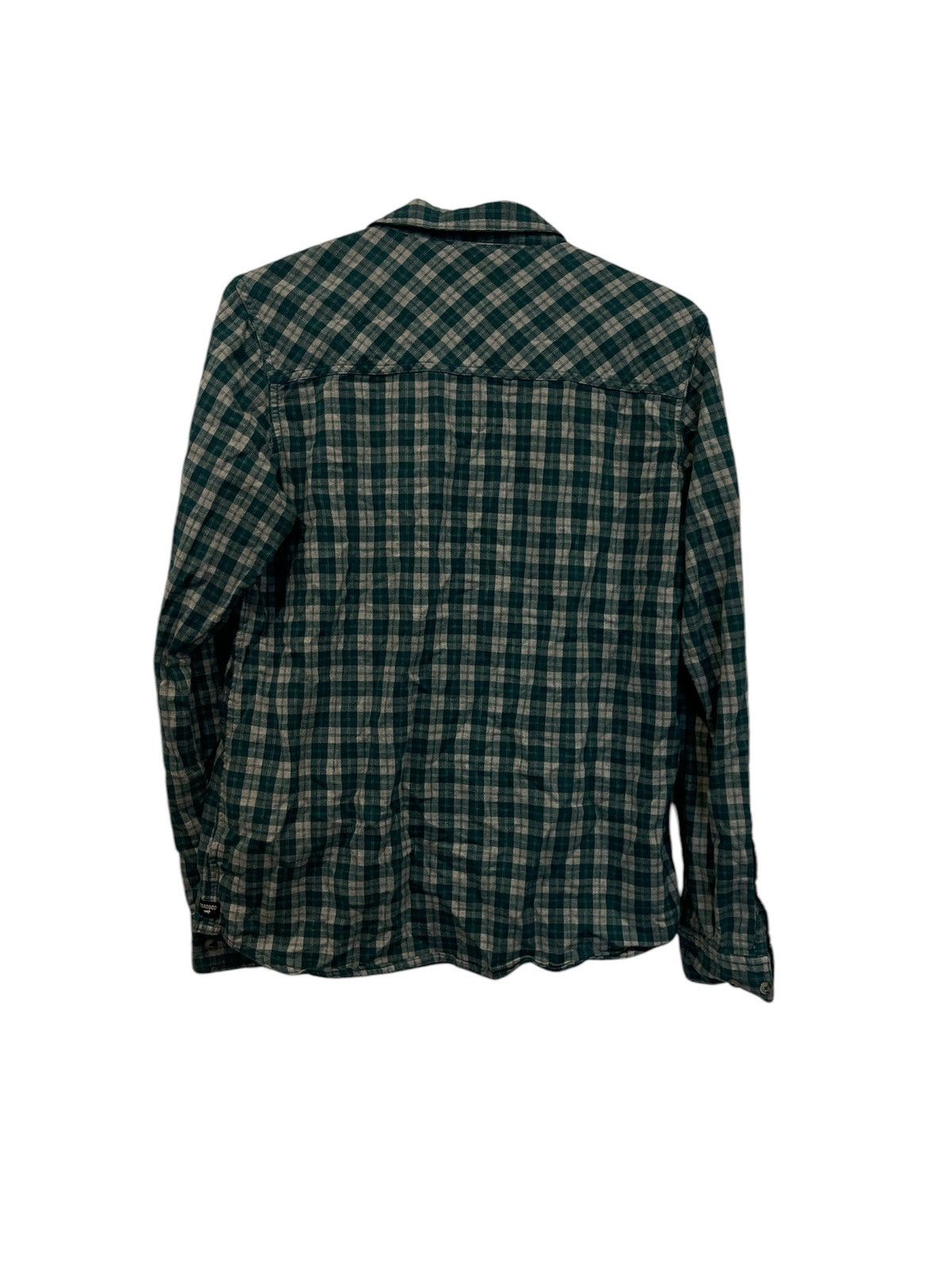 Toad&Co Toad & Co Men's Large Slim Fit Long Sleeve Green Plaid Size US L / EU 52-54 / 3 - 4 Thumbnail