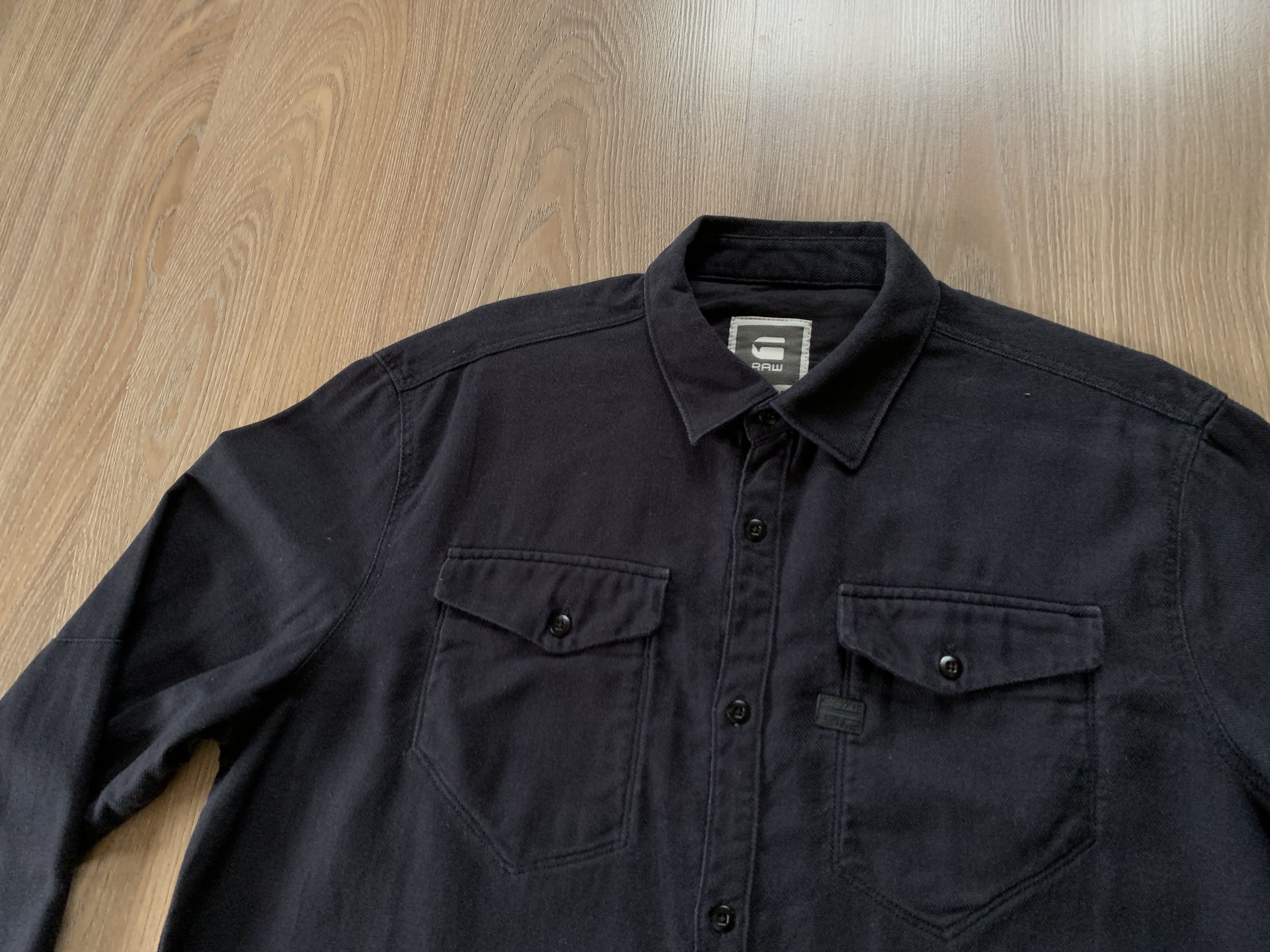 G-Star × Vintage Vintage Denim G-Star Raw Long Sleeve Shirt Tacoma Size US XL / EU 56 / 4 - 4 Thumbnail