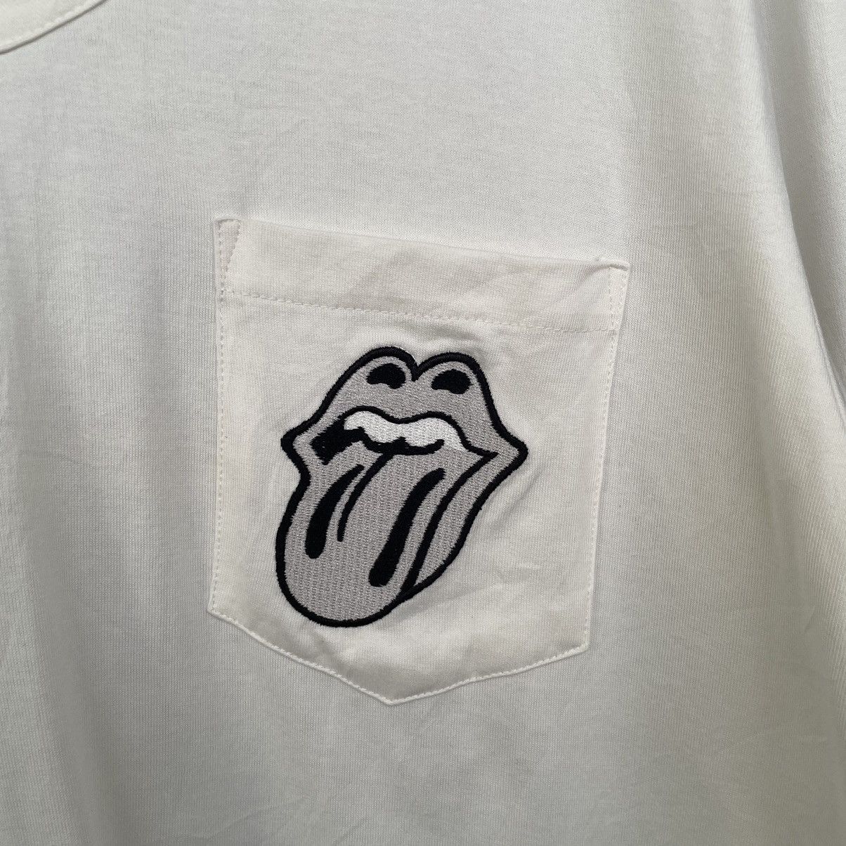 Band Tees × The Rolling Stones Y2K The Rolling Stones Swarovski Detailing L/S T Shirt Size US L / EU 52-54 / 3 - 7 Thumbnail