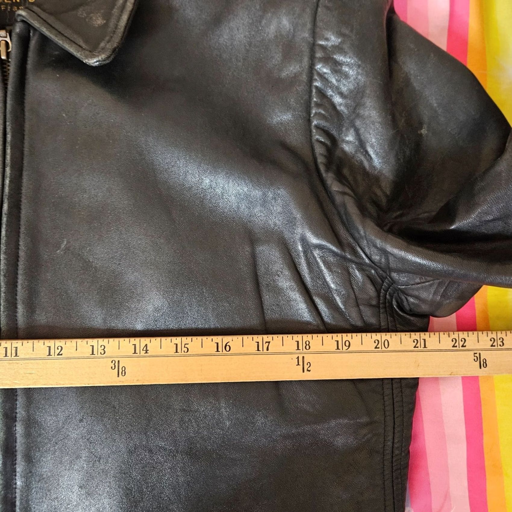 Golden Bear Golden Bear Women's Full Zip Lined Vintage Leather Jacket Size L Size L / US 10 / IT 46 - 3 Thumbnail