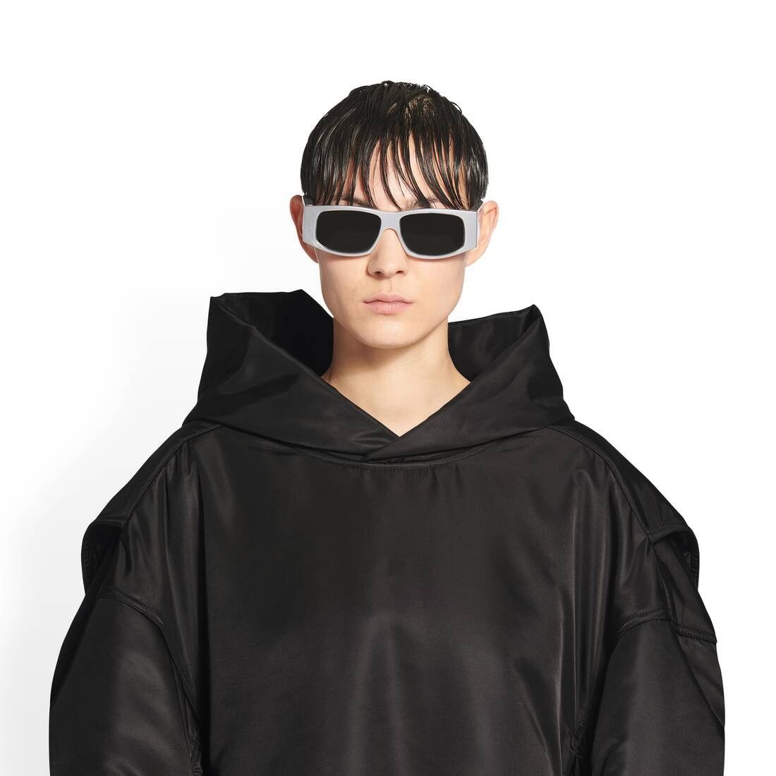 Balenciaga o1s1wg110126 Size: OS / Led Frame Sunglasses in Silver Size ONE SIZE - 5 Thumbnail