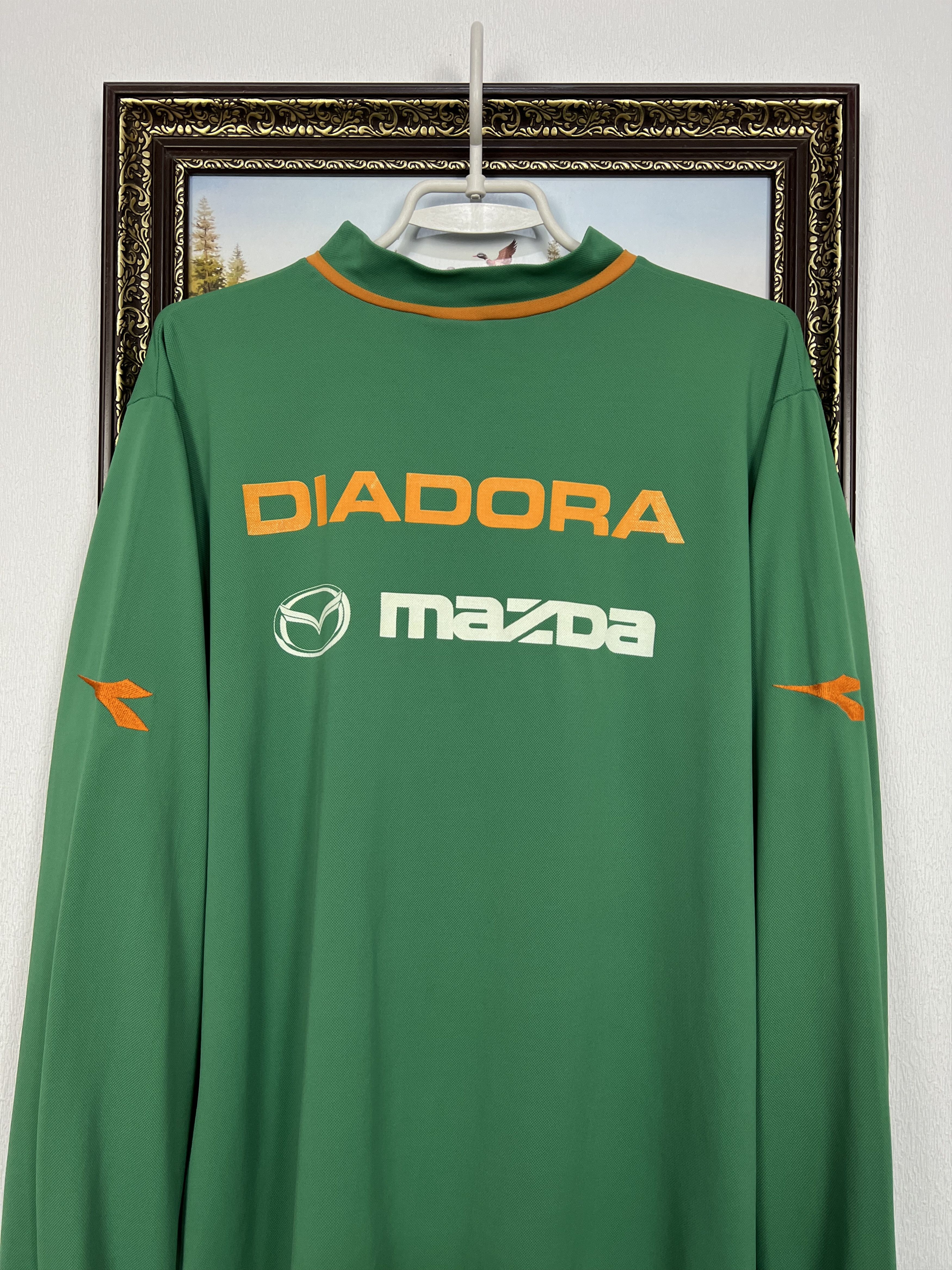 Diadora Vintage Diadora AS Roma Football Train Sweatshirt Soccer Size US XXL / EU 58 / 5 - 12 Thumbnail